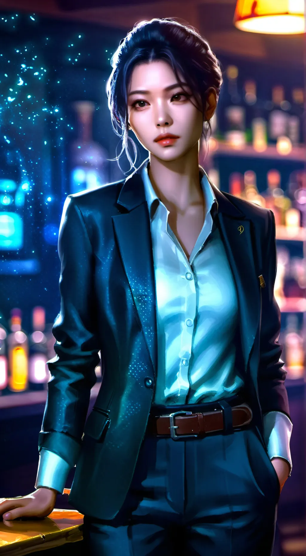 ai character: Amanda background