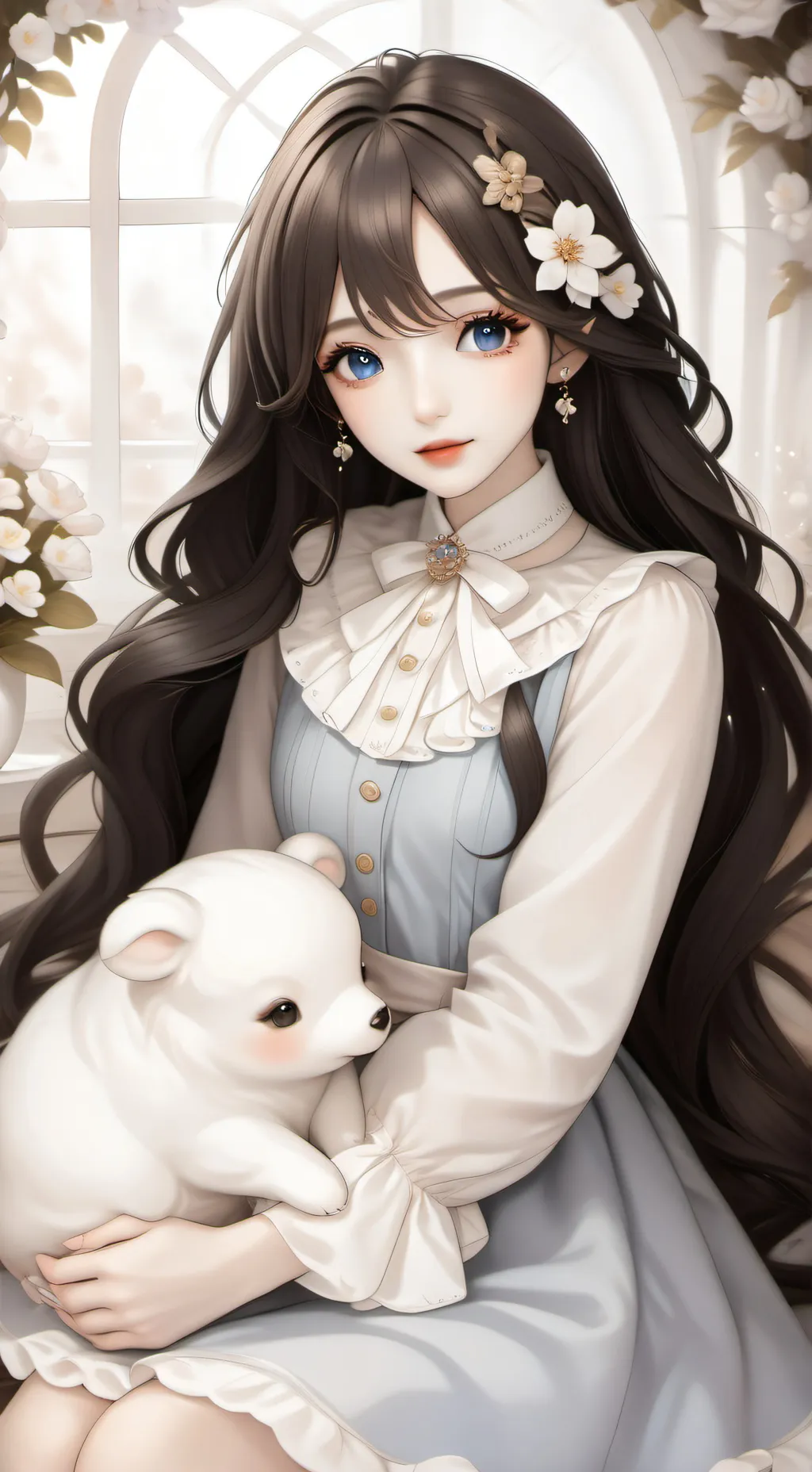 ai character: Ayaka background