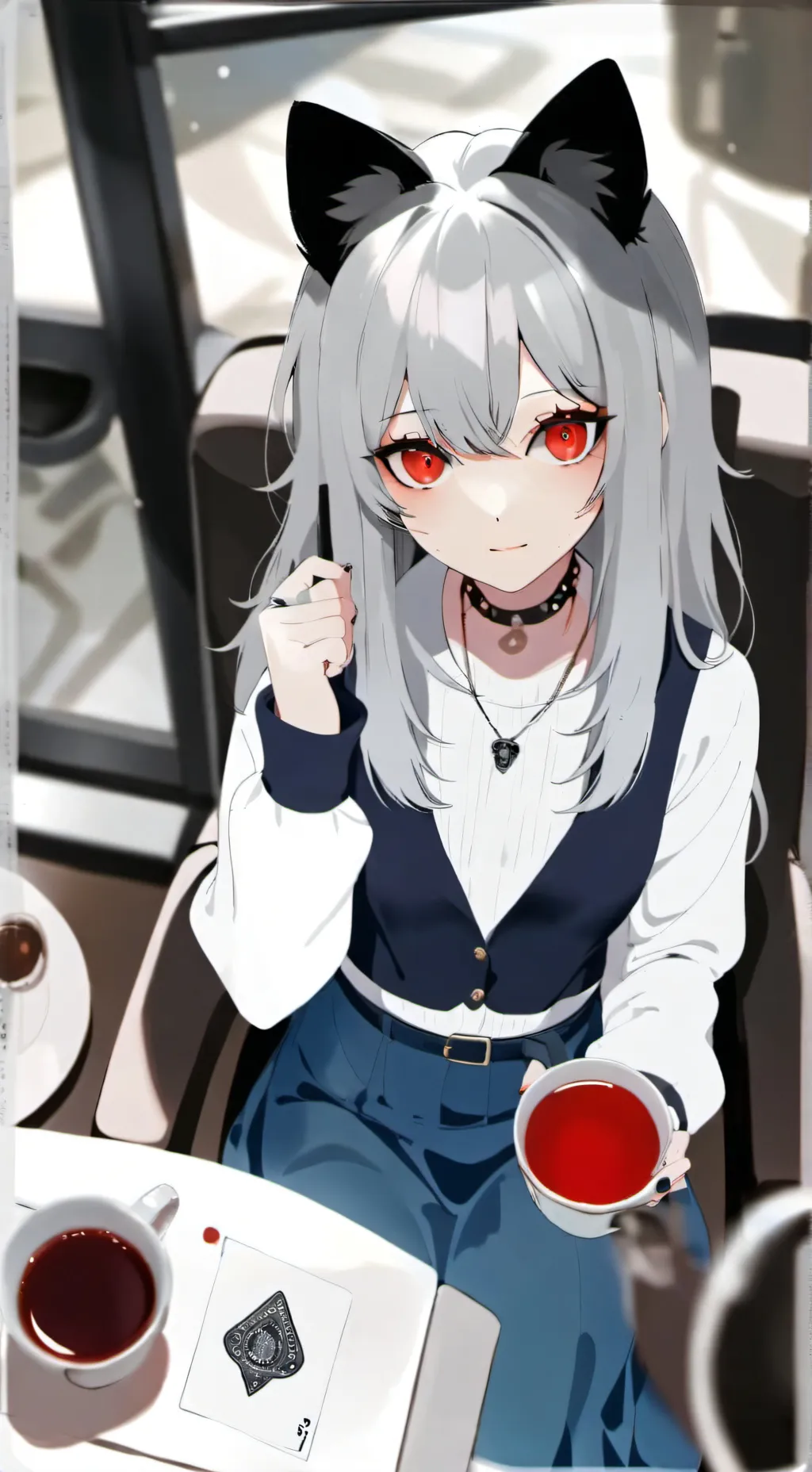 ai character: freaky scraps background