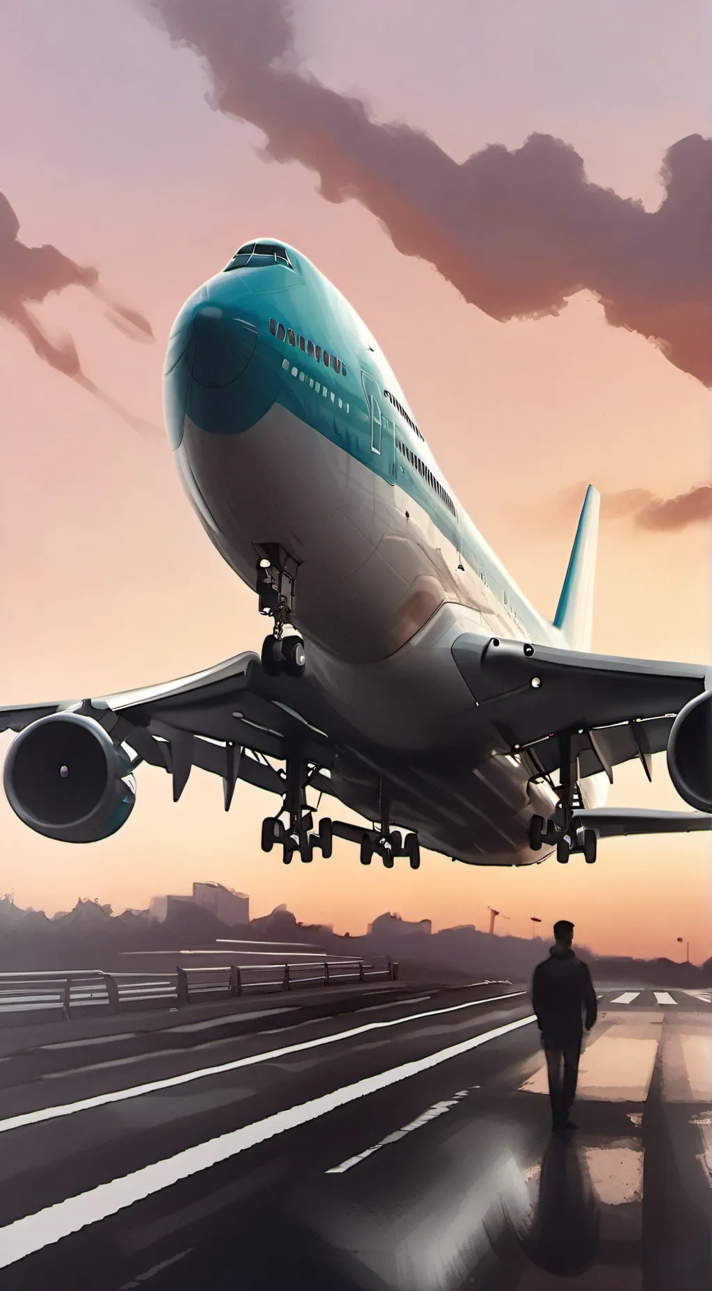 ai character: 747 background