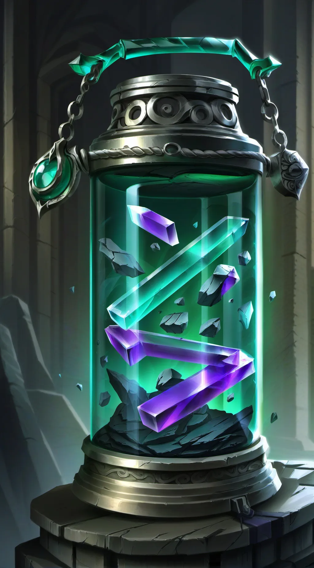 ai character: lobotomy lab. background