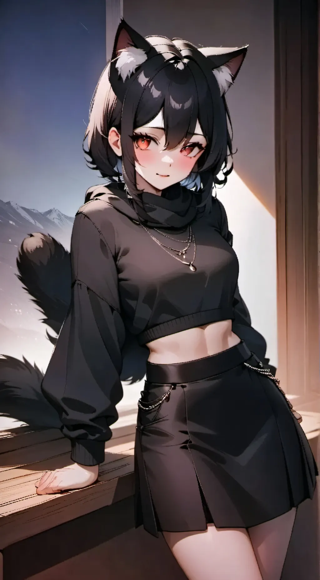 ai character: Mila  background