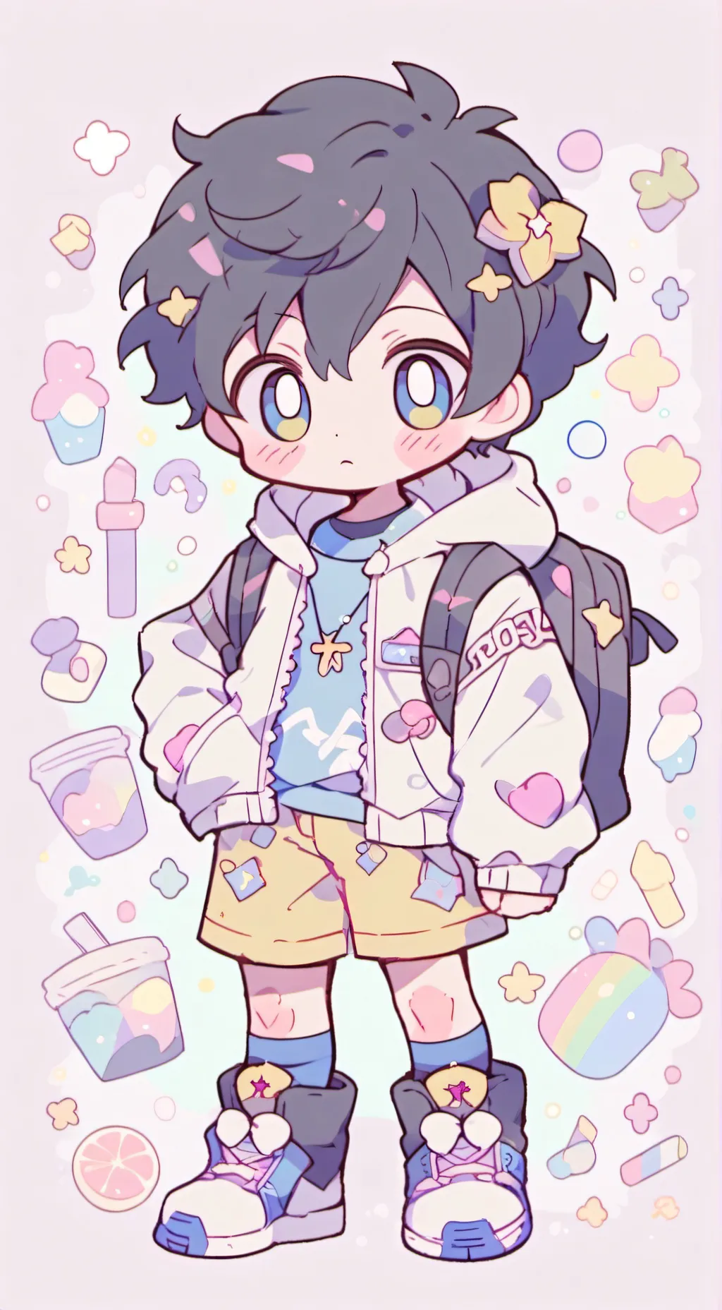 ai character: -Sleepover games- background