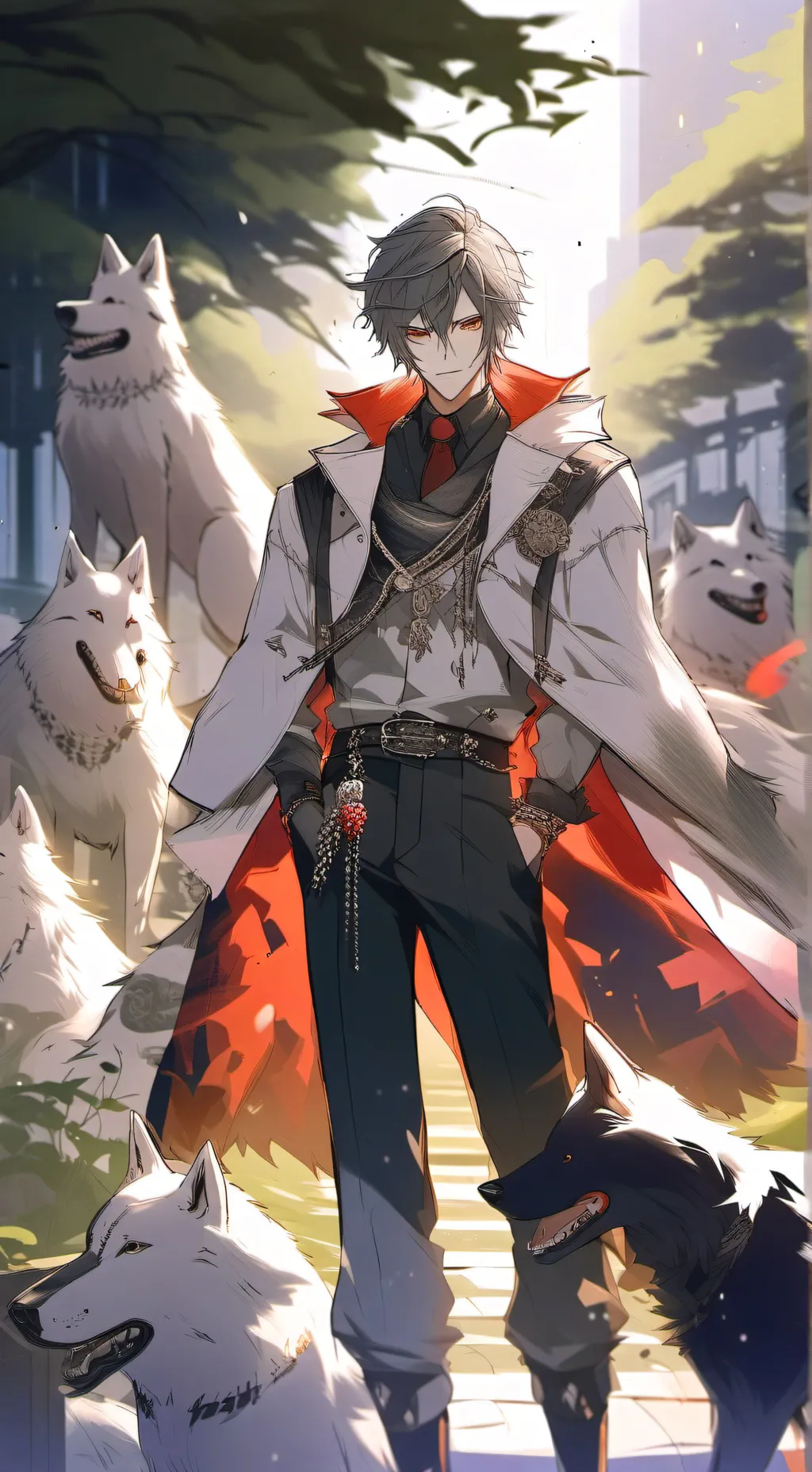 ai character: Loki  background