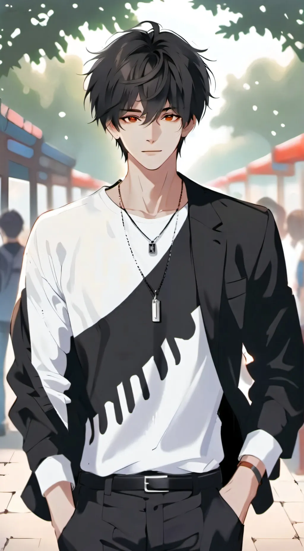 ai character: ♤James♤ background