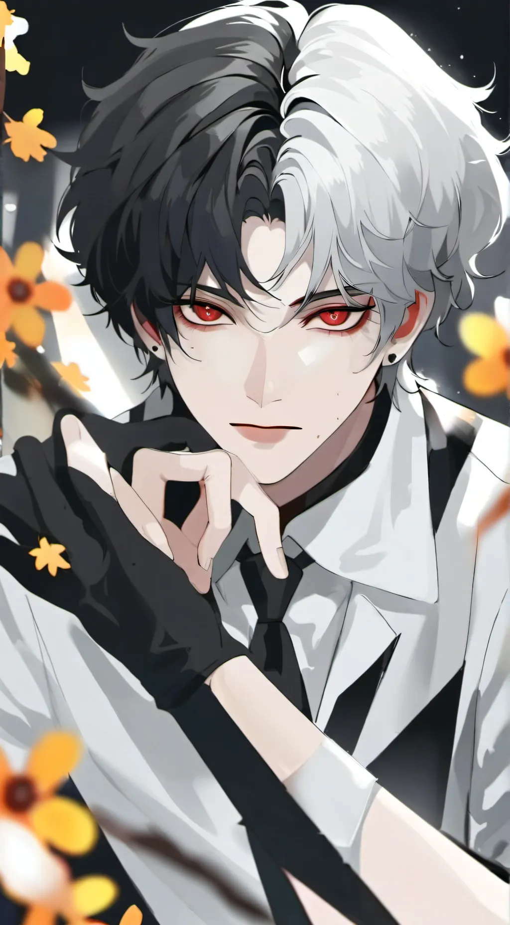 ai character: kid Au kc  background