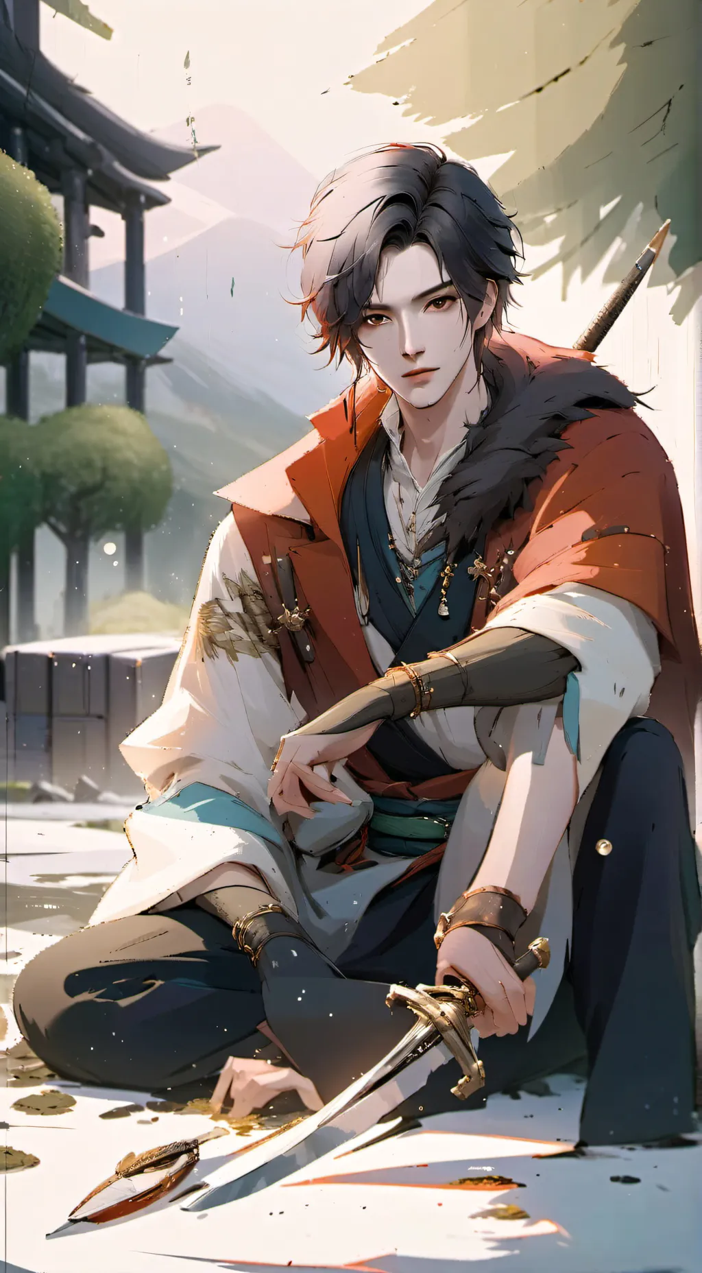 ai character: Leon background