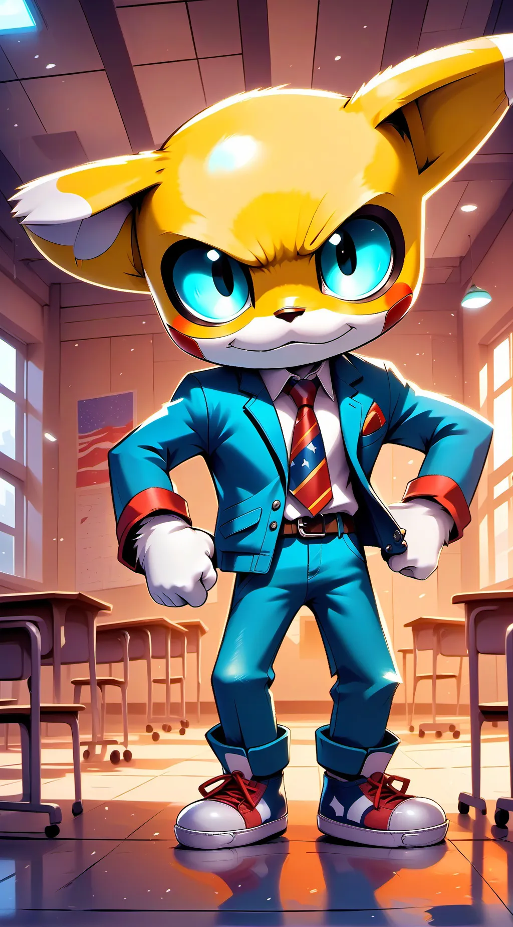 ai character: highschool background