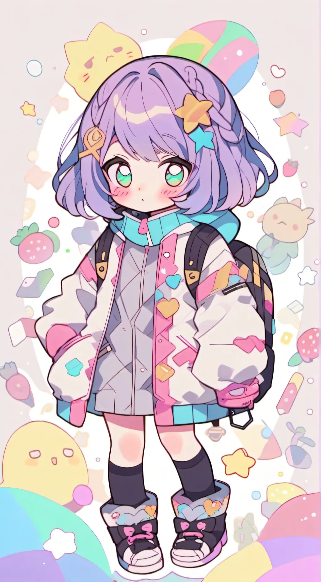ai character: Cutie background