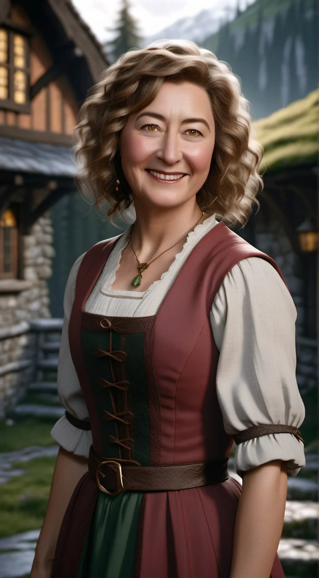 ai character: Lalia Clayhanger  background