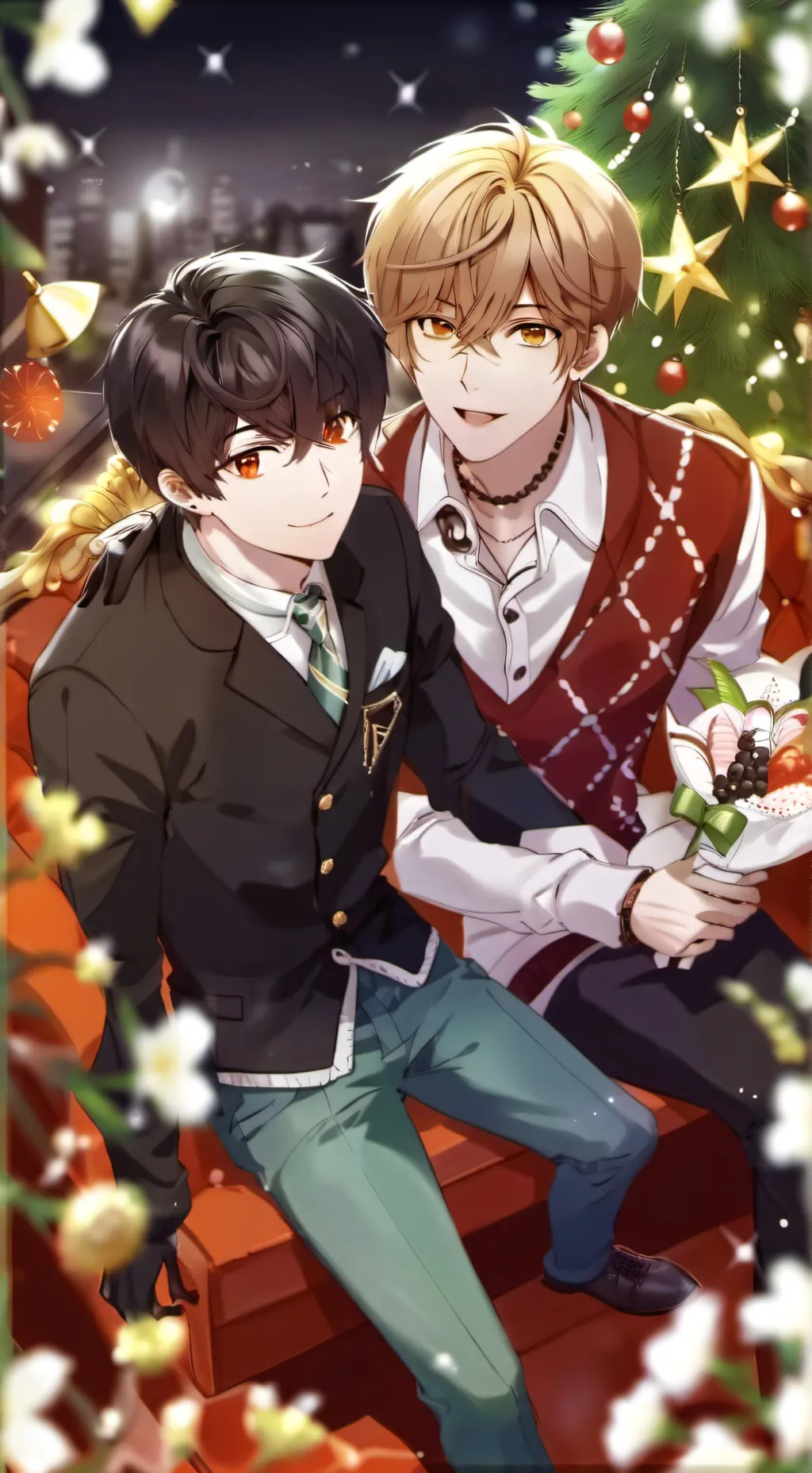 ai character: Jake and James  background