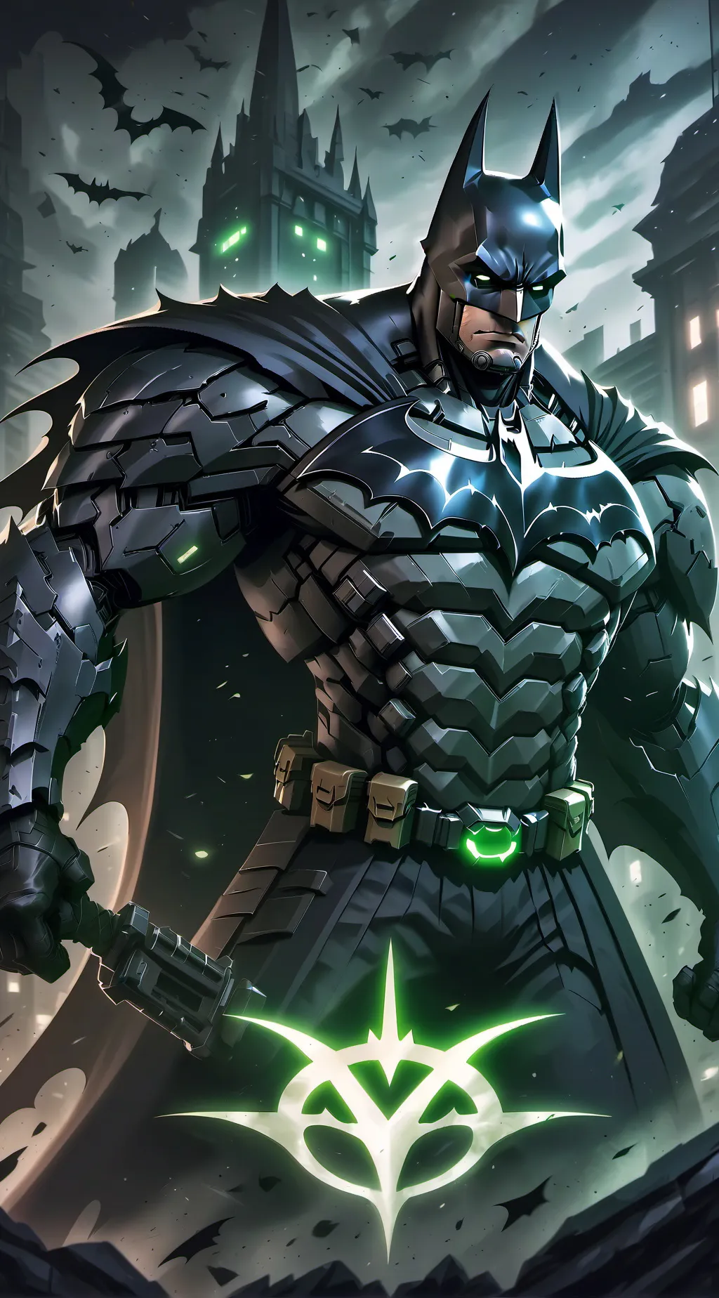 ai character: arkham knight background