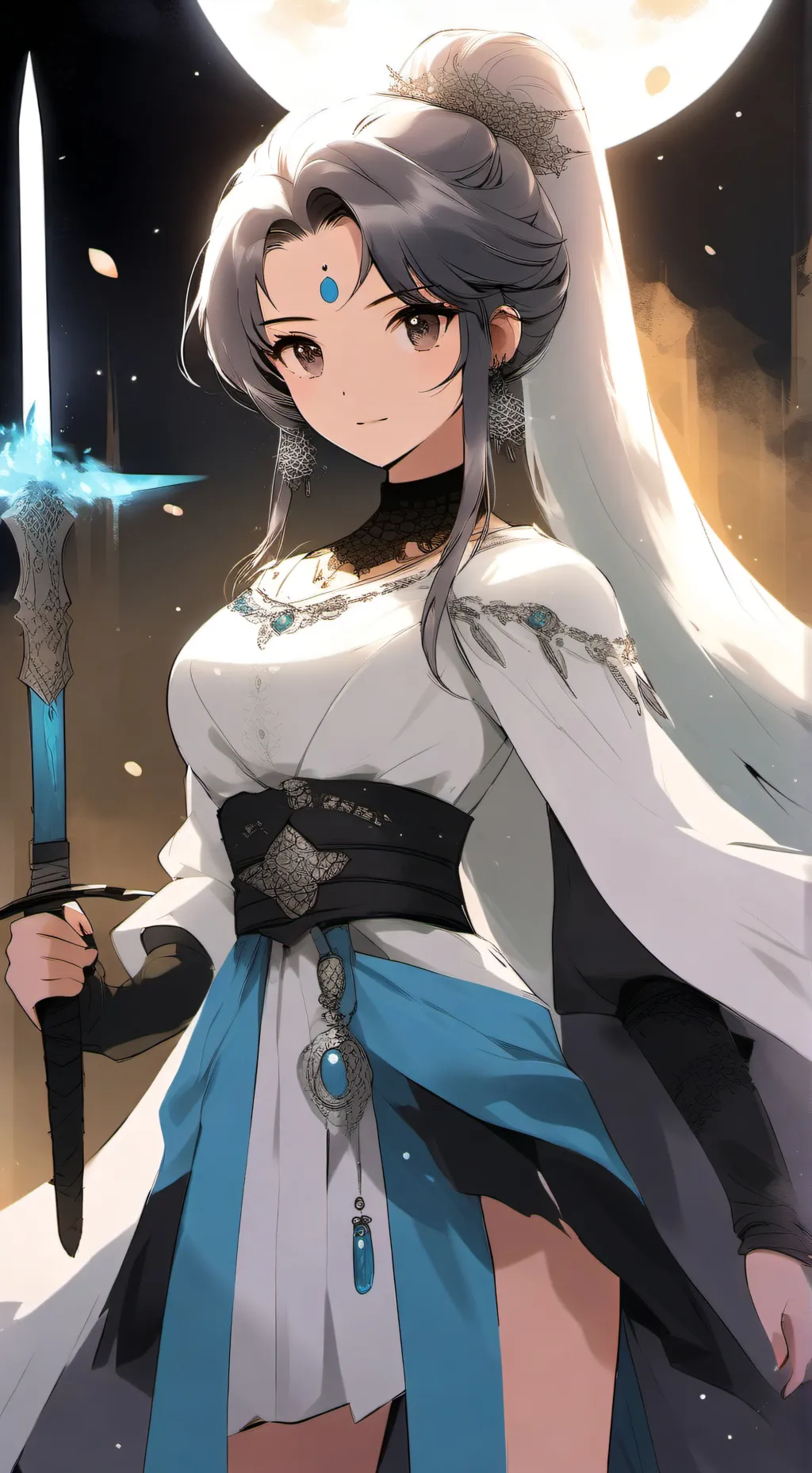 ai character: Princess Moonshine background