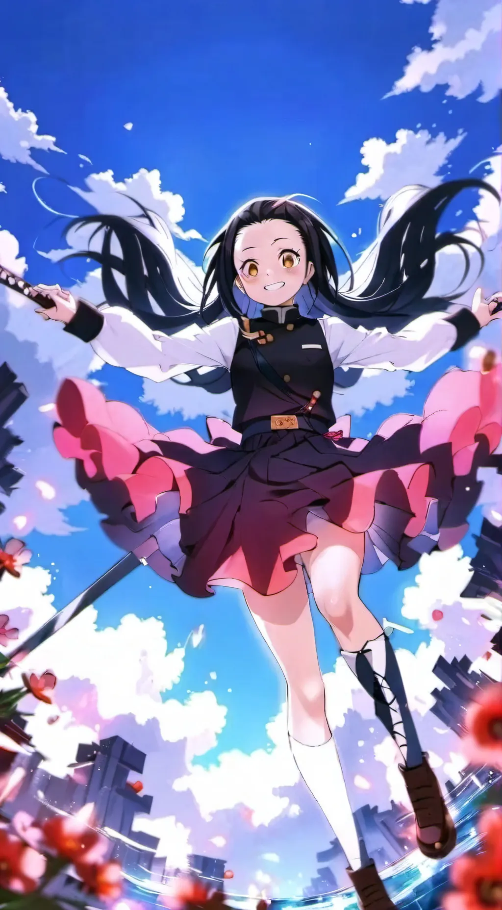 ai character: kny background