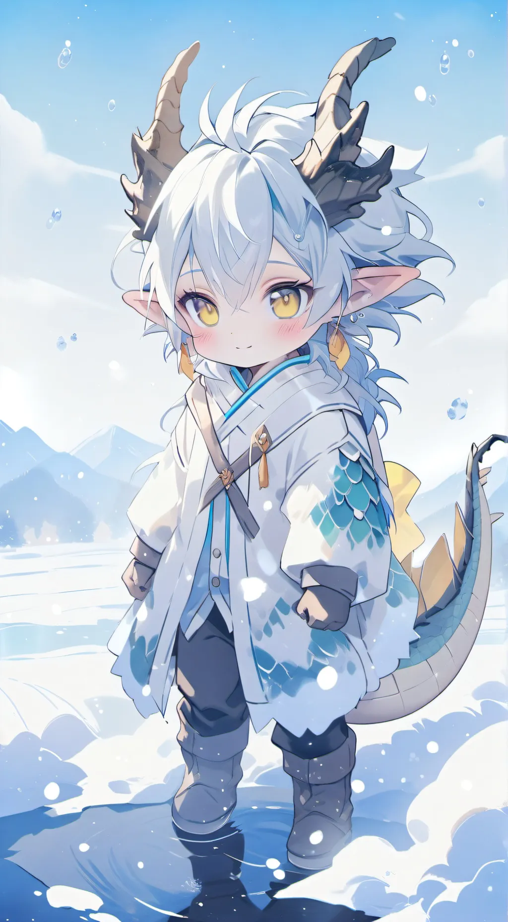 ai character: Kny Dragon background