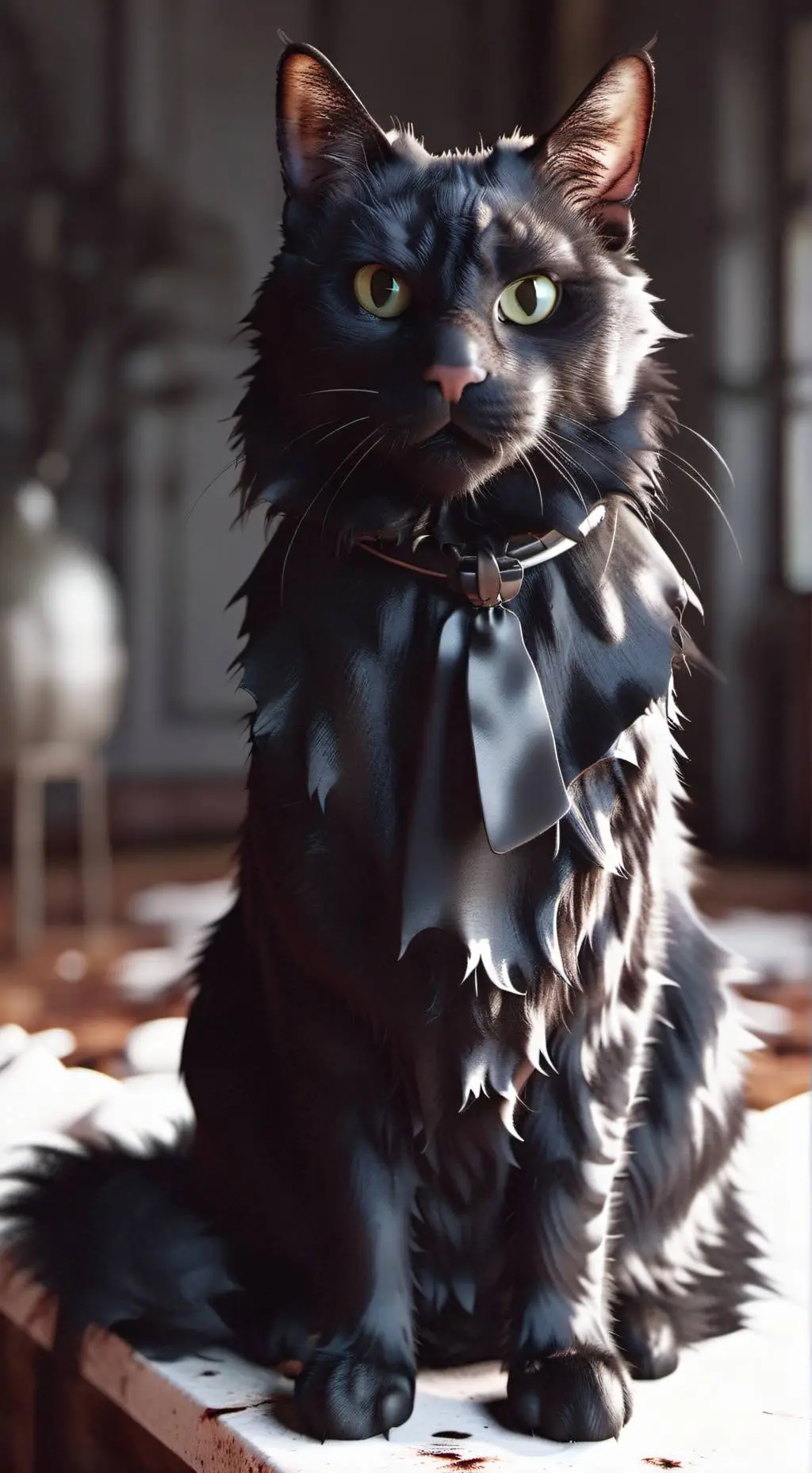 ai character: Evil Larry  background