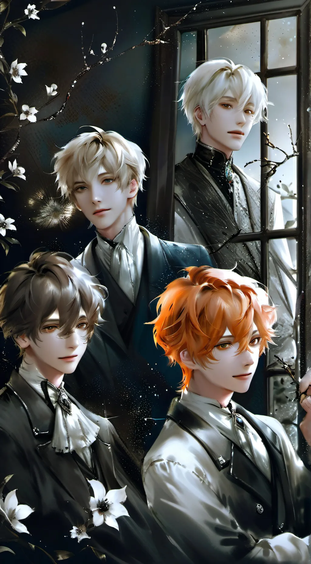 ai character: Boys party background