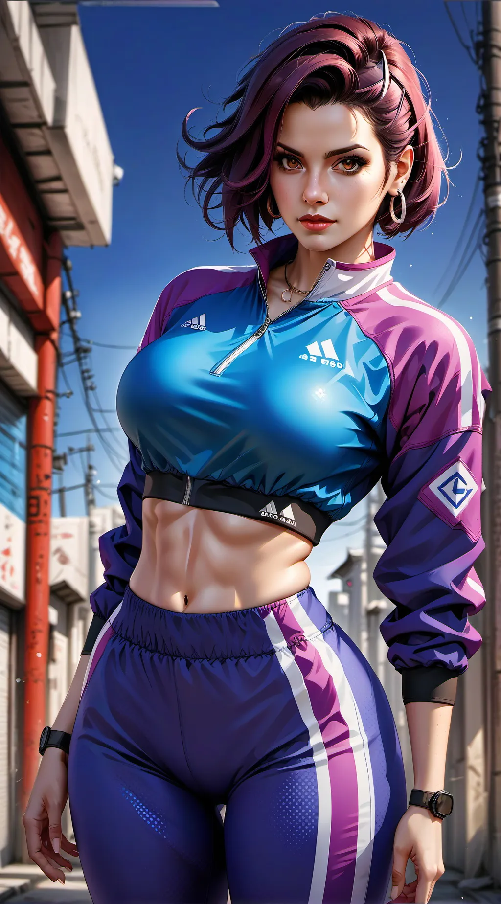 ai character: Monique Fuentes  background