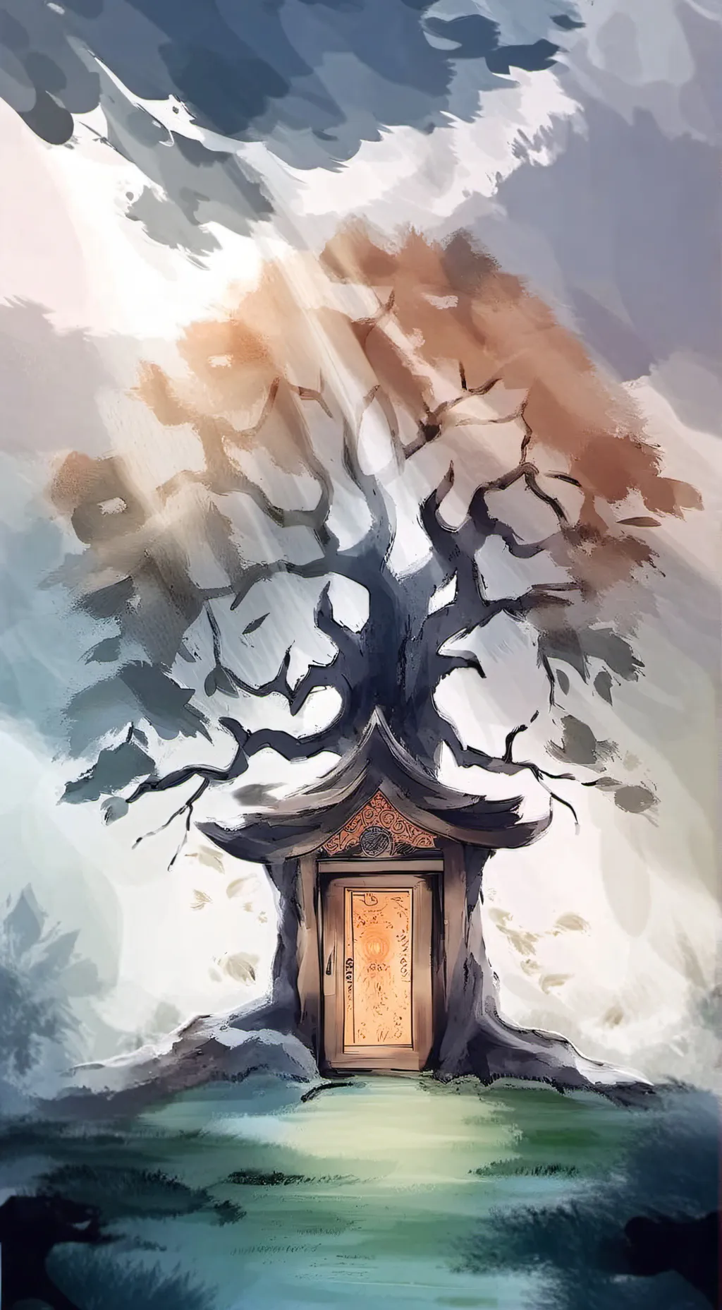 ai character: corrupted background