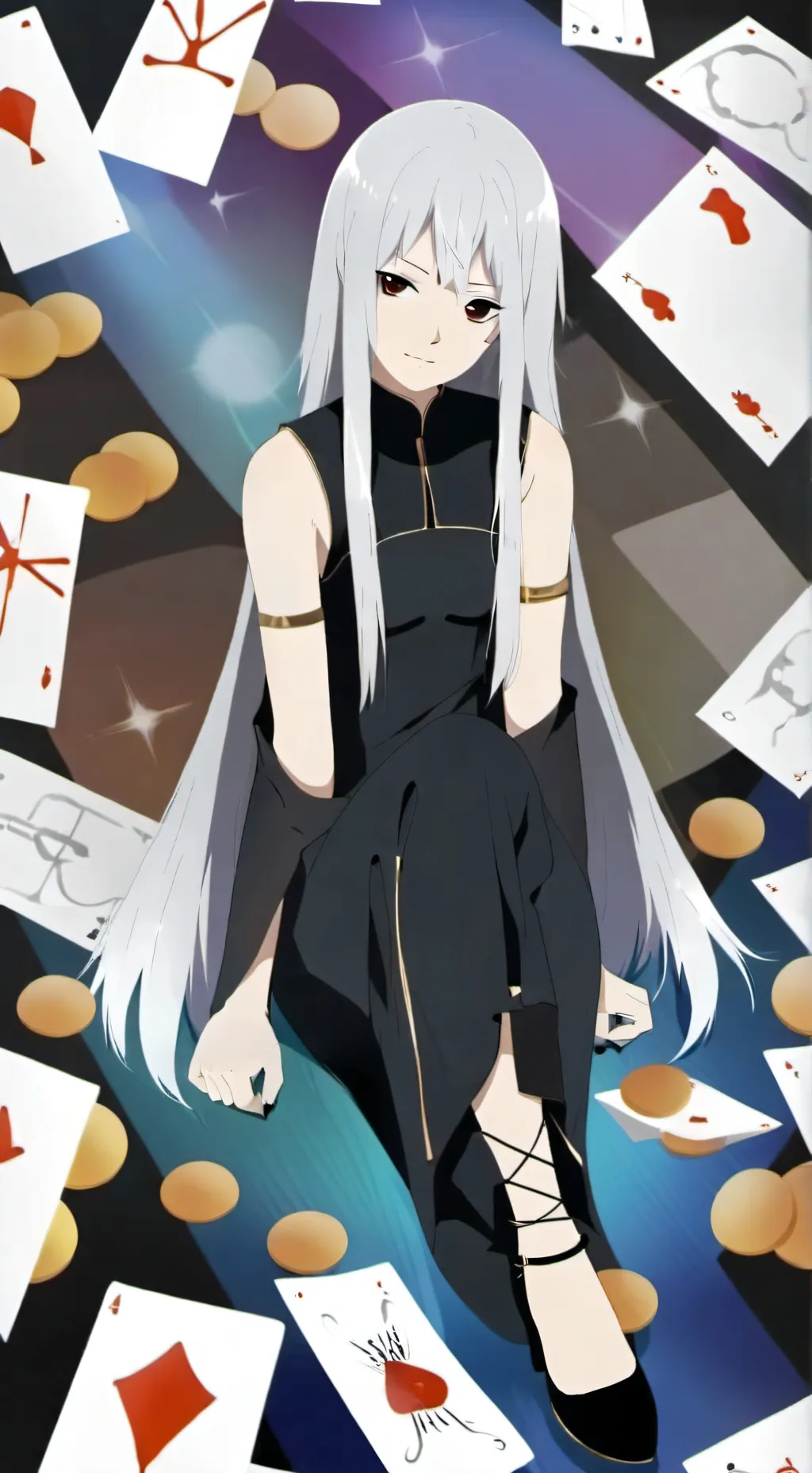 ai character: flor  background