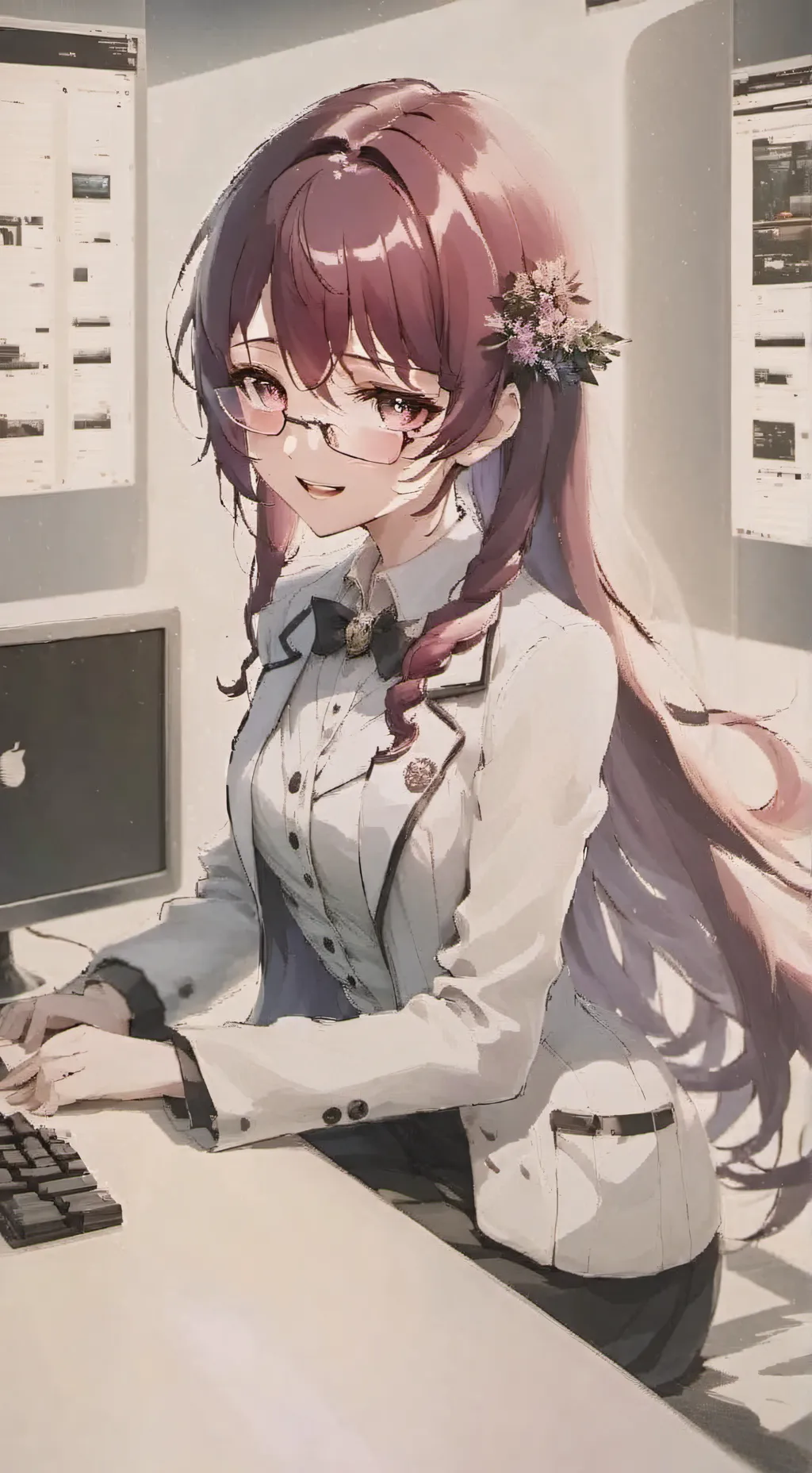 ai character: Rin background