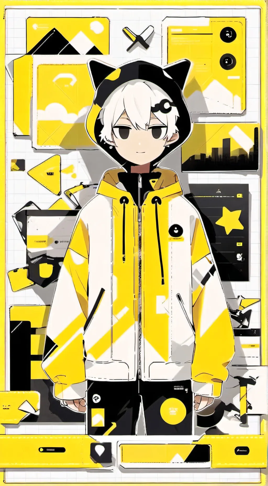 ai character: simon the sprunki background