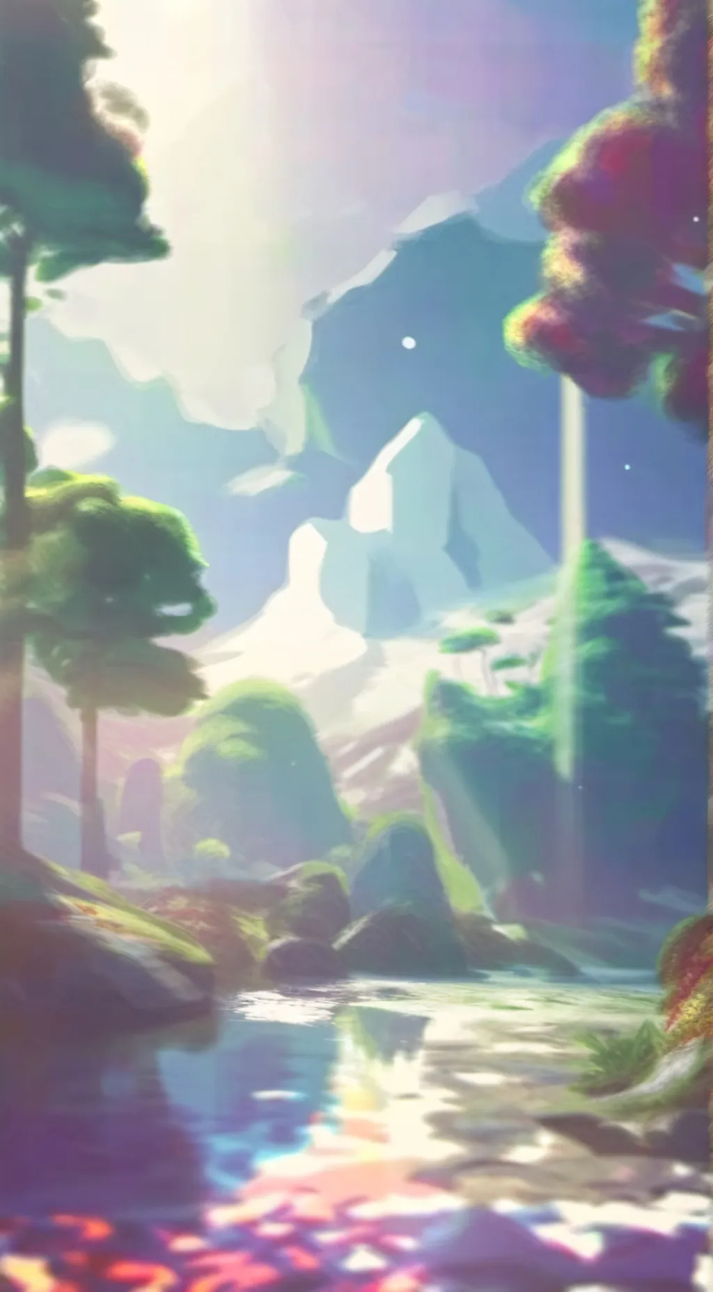 ai character: aqua(my oc)& rayla background