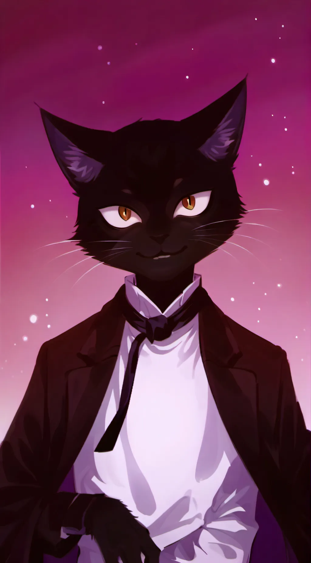 ai character: cartoon cat background