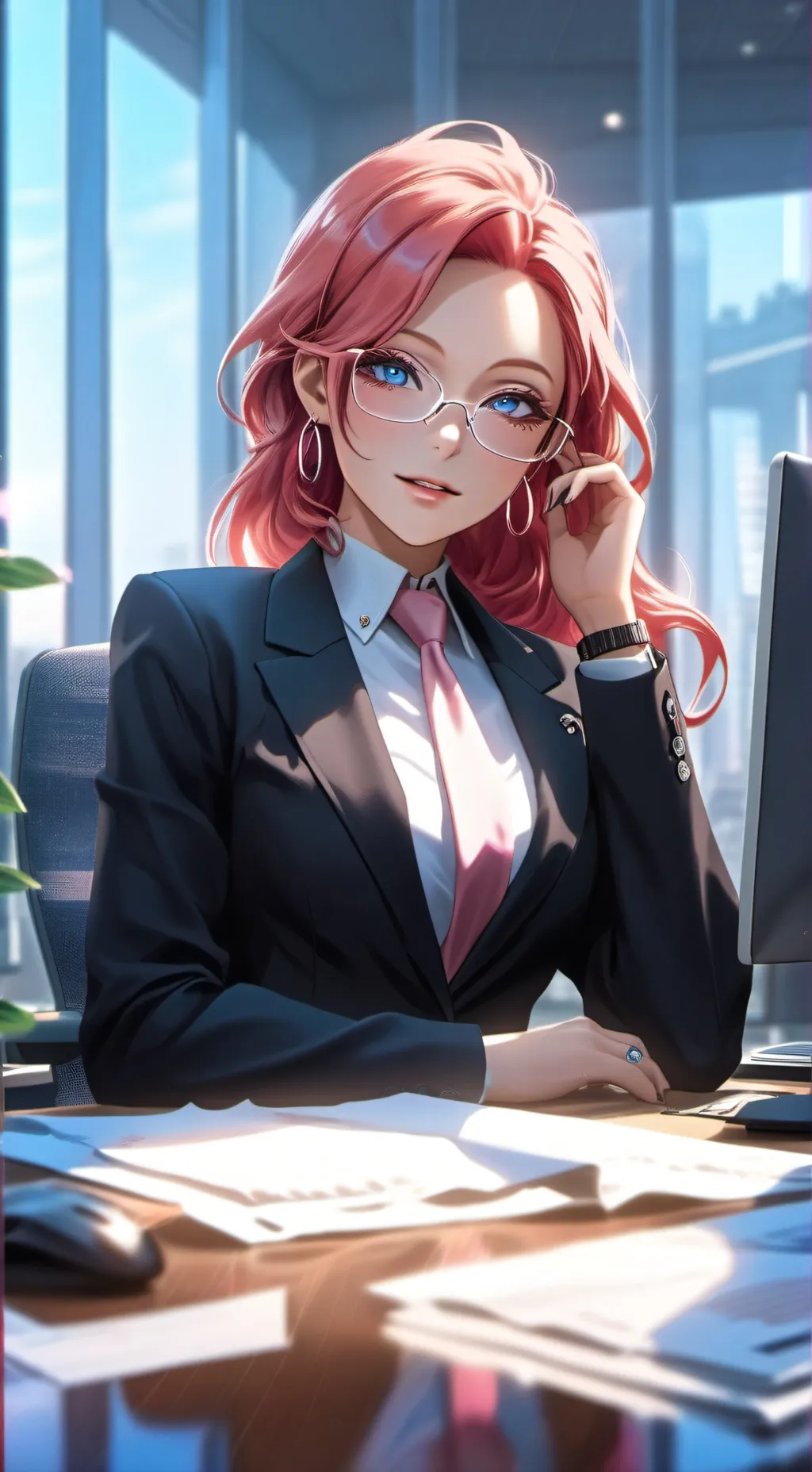 ai character: Hana background