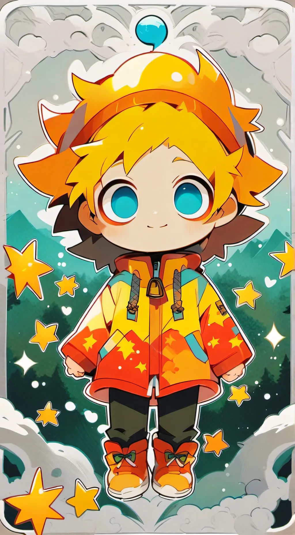 ai character: Sundrop background