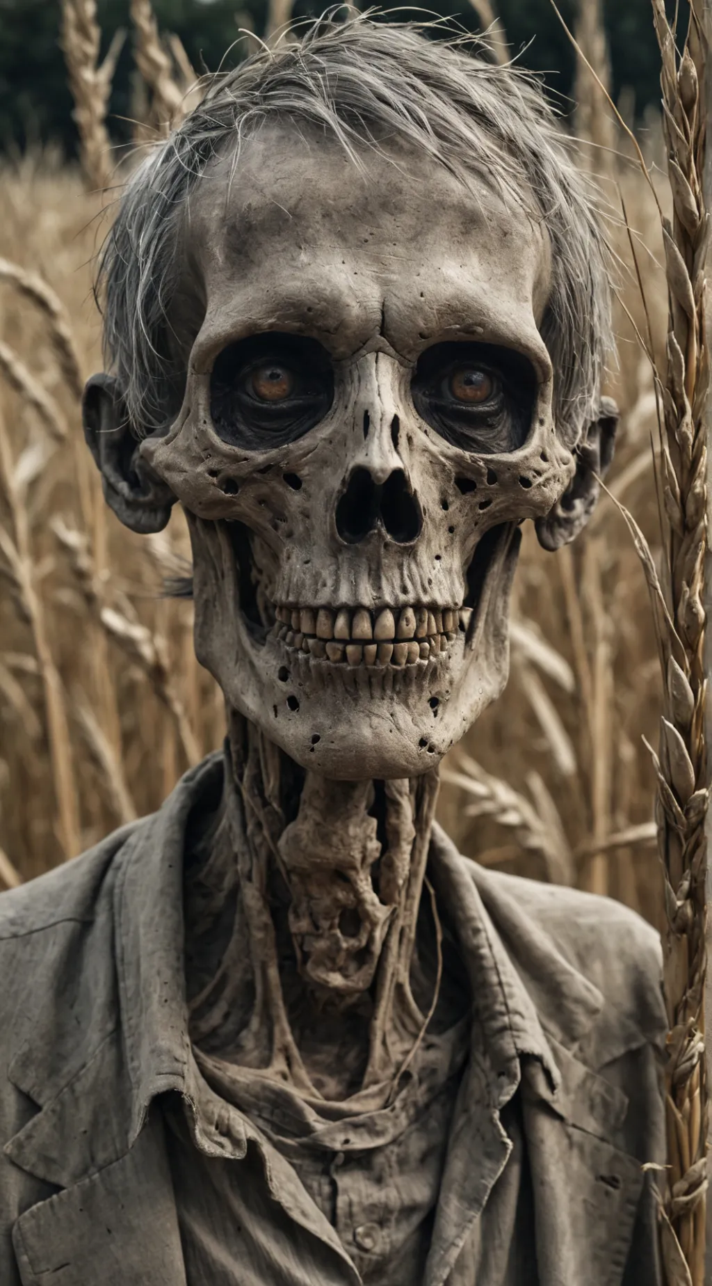 ai character: Голод background