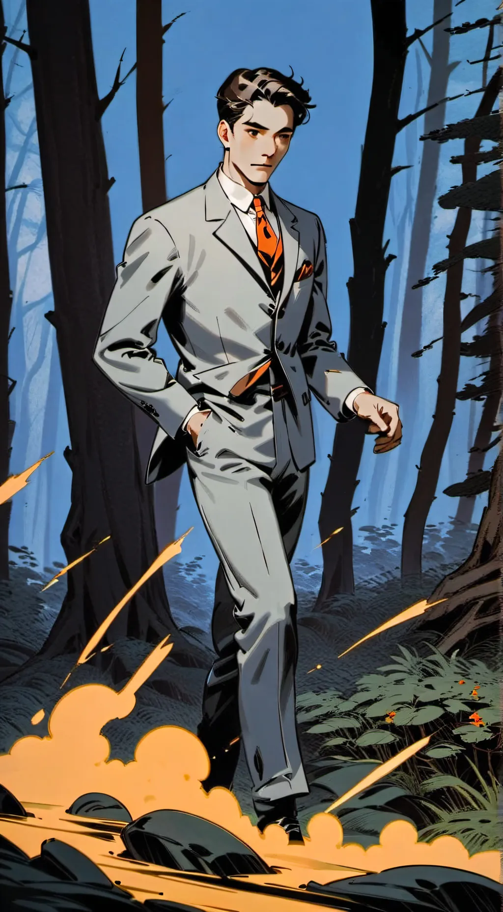 ai character: Lucas background