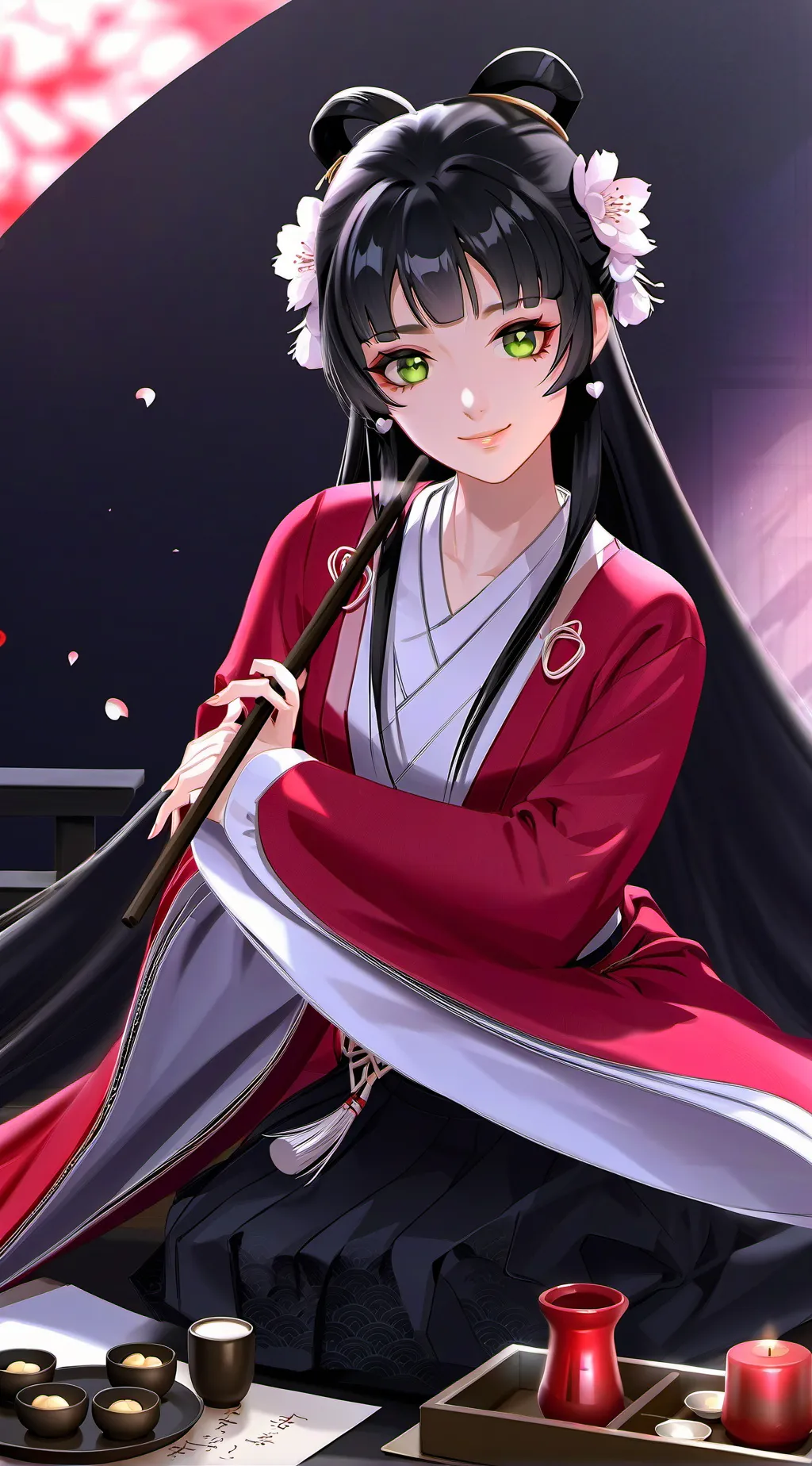 ai character: Himiko background