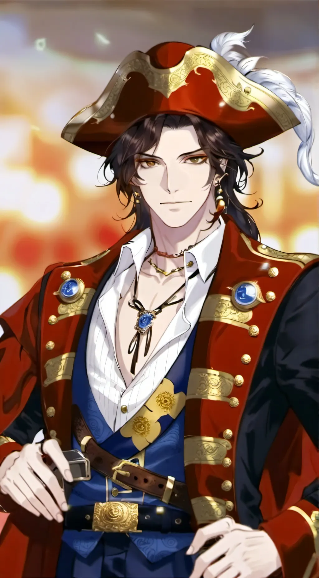 ai character: captain calico  background