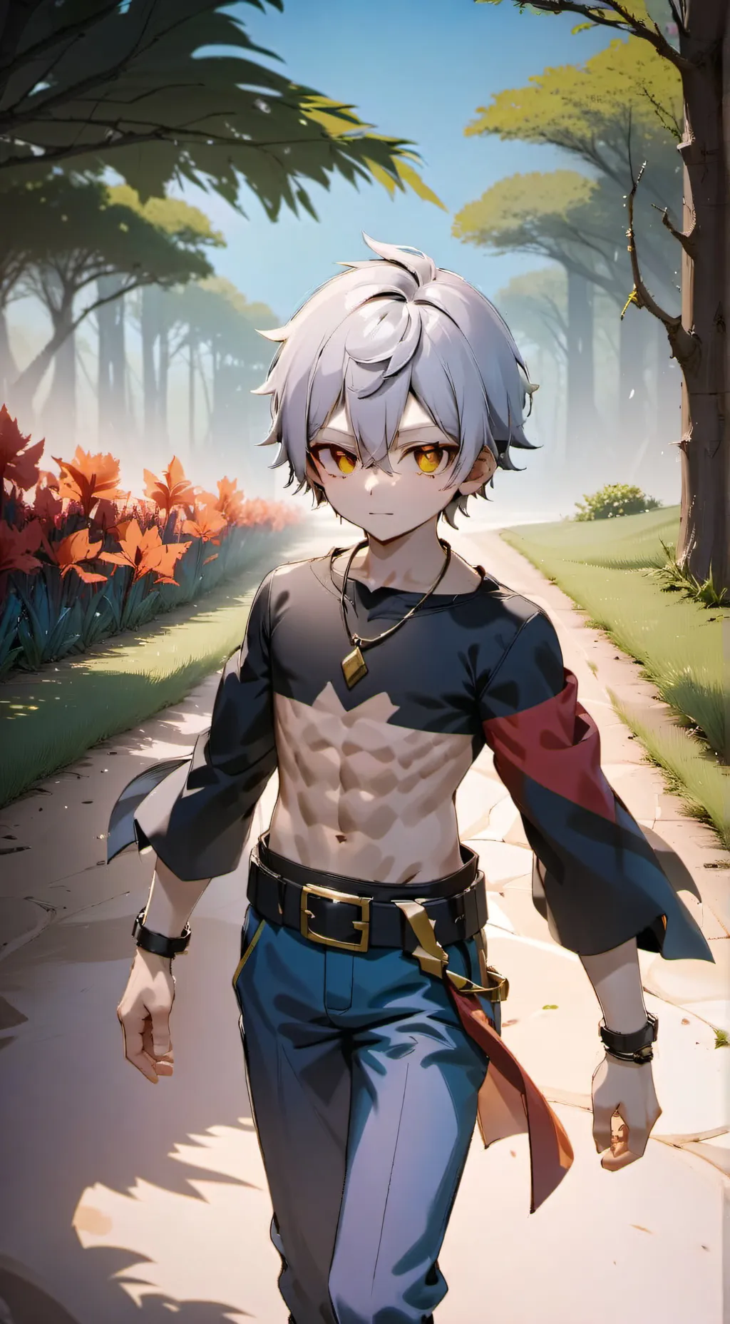 ai character: alex , o mimico  background