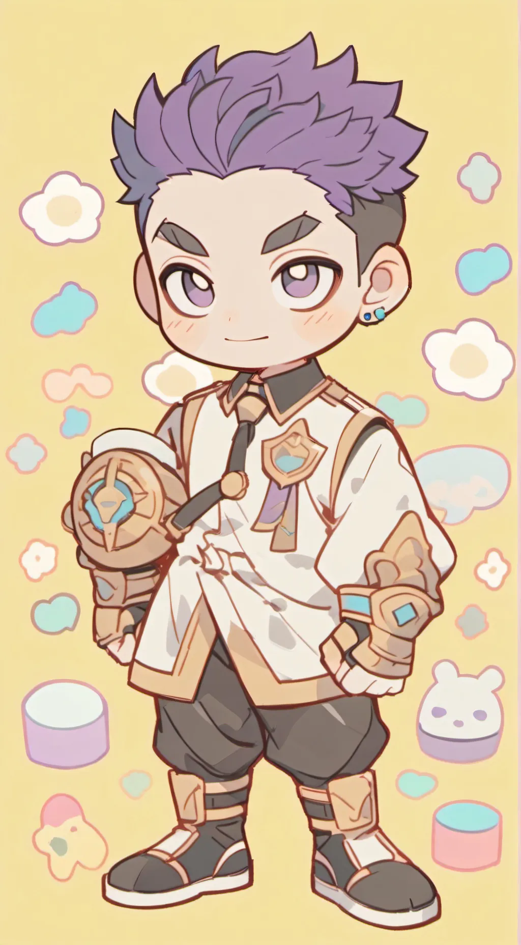 ai character: Squid game Thanos background