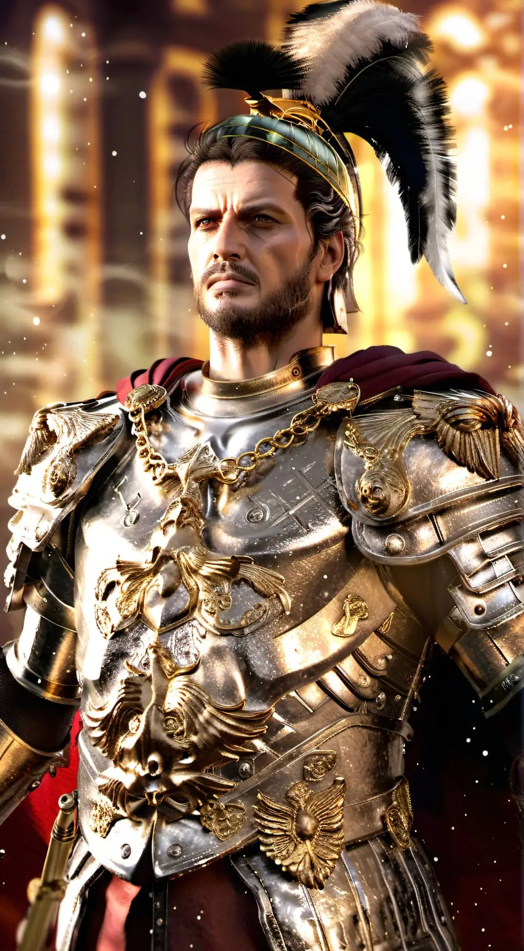 ai character: Centurión  background