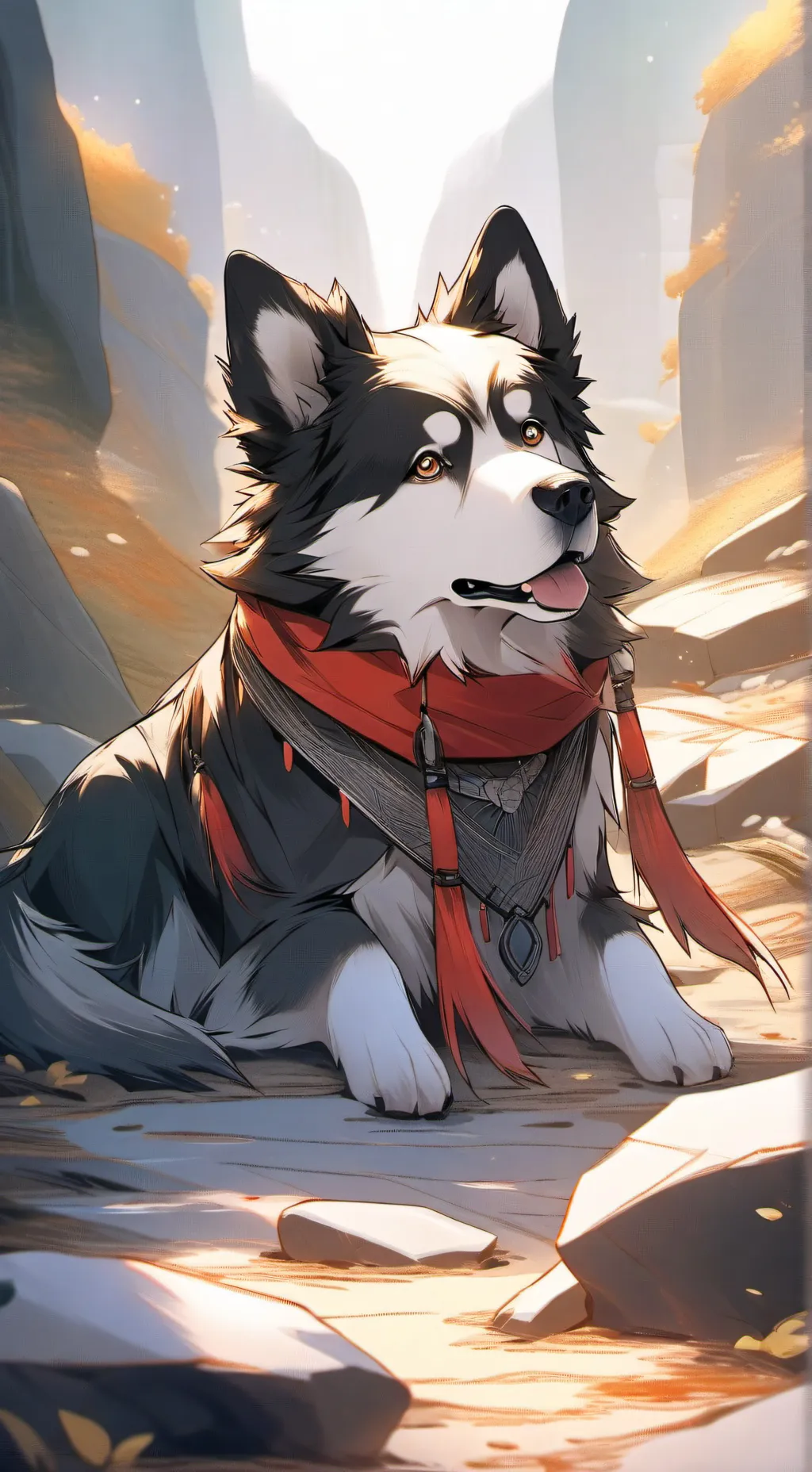 ai character: Baby Scraps background