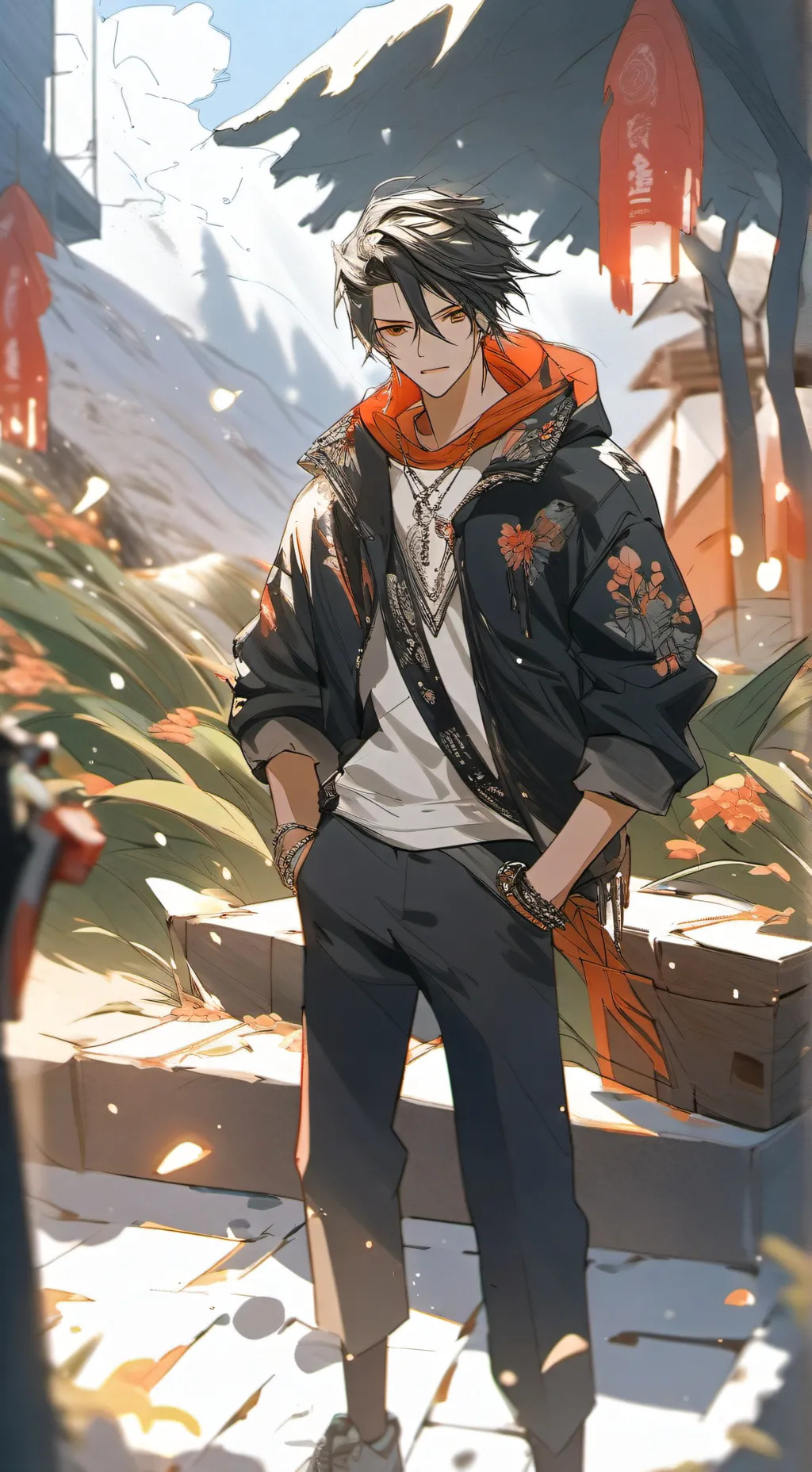 ai character: Lucas background