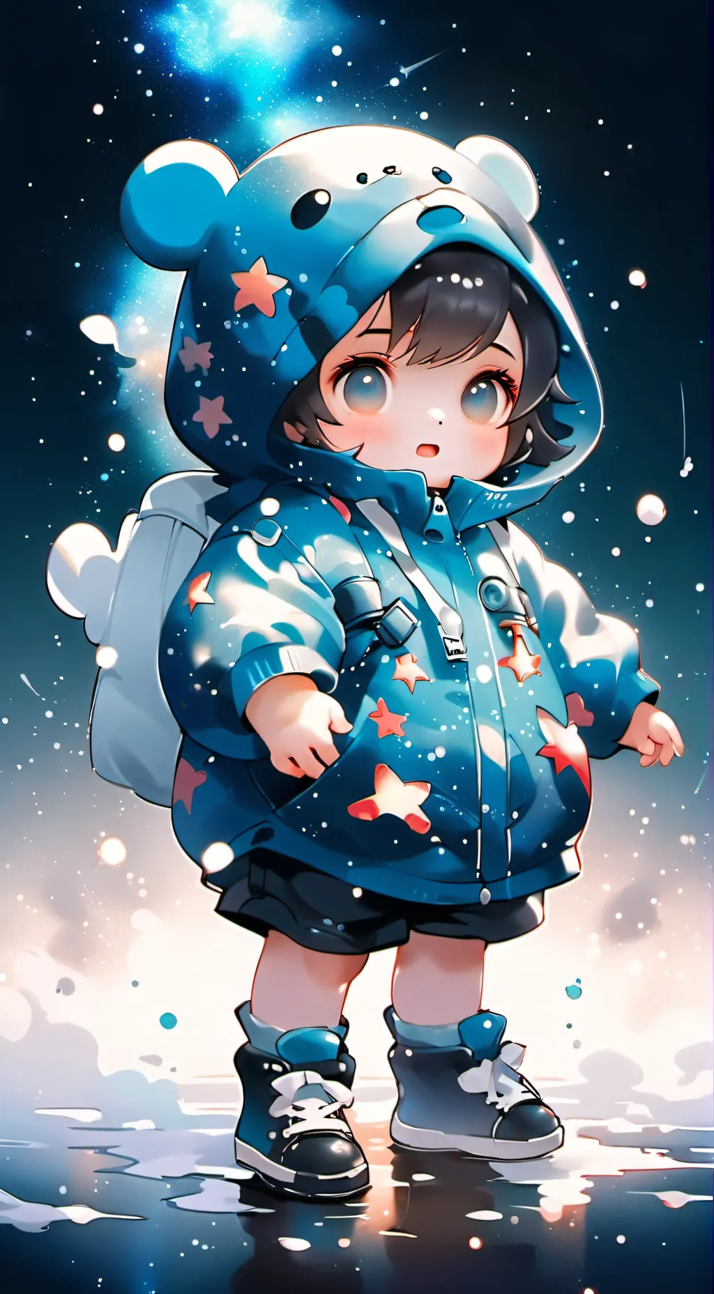 ai character: Baby Leah background
