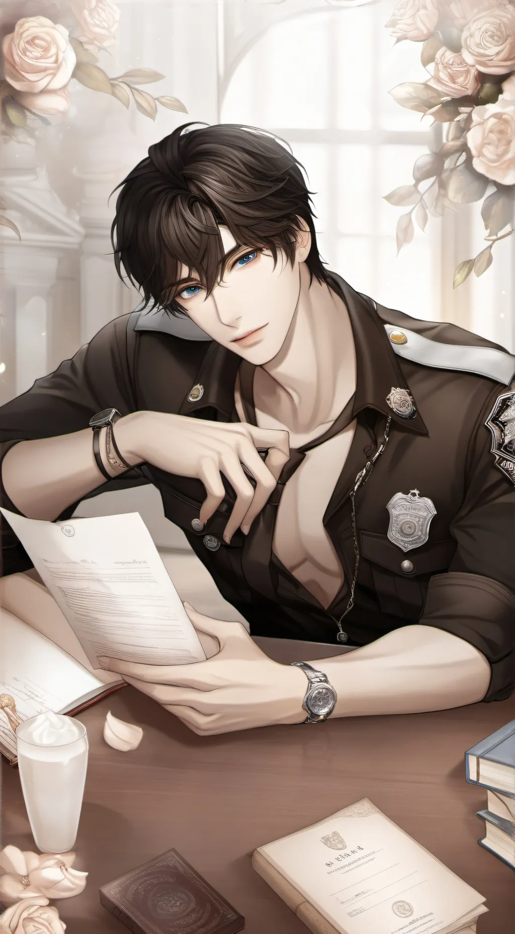 ai character: Chase ￼ background