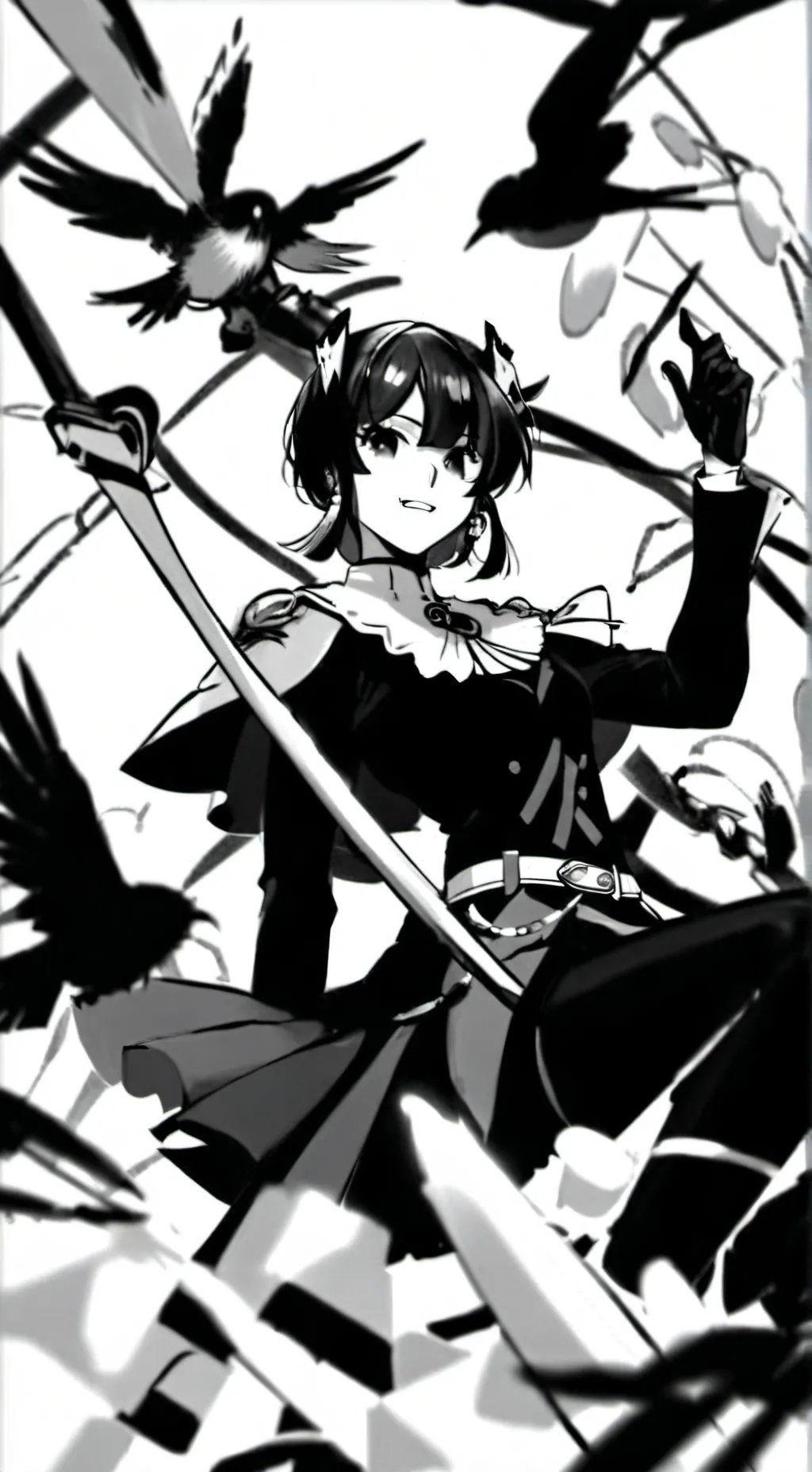 ai character: Luna background