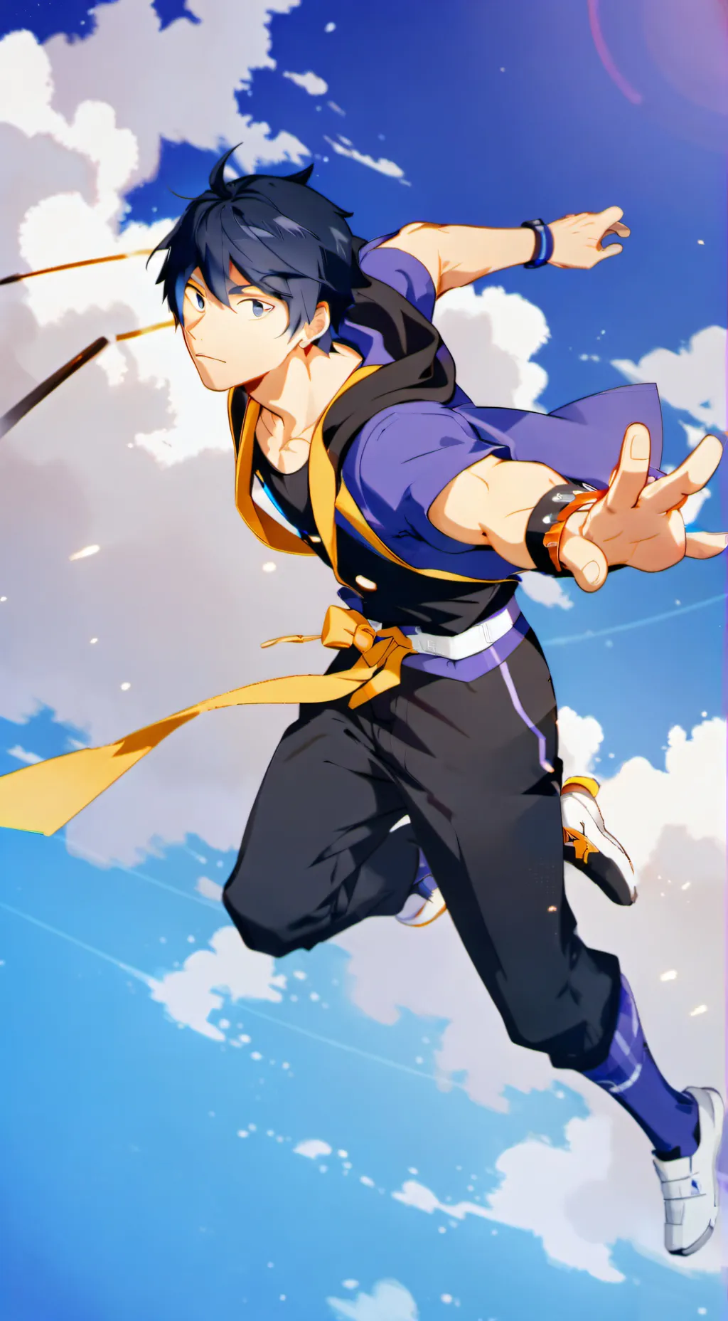 ai character: ein background