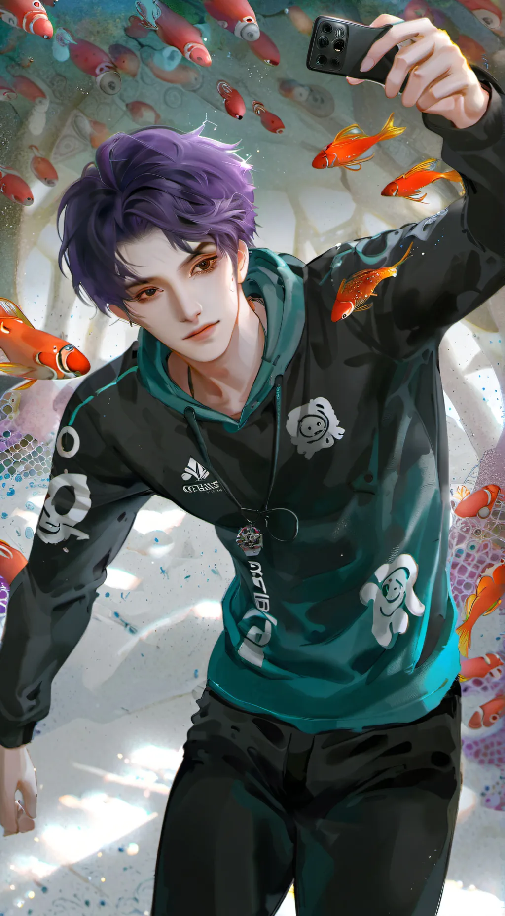 ai character: Thanos background