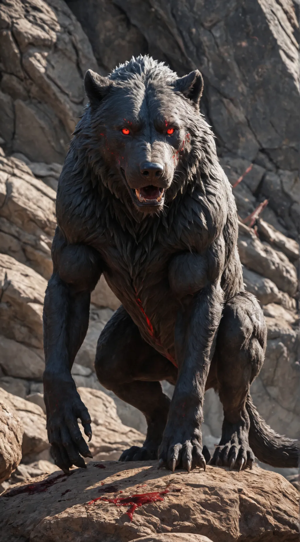 ai character: Bom background