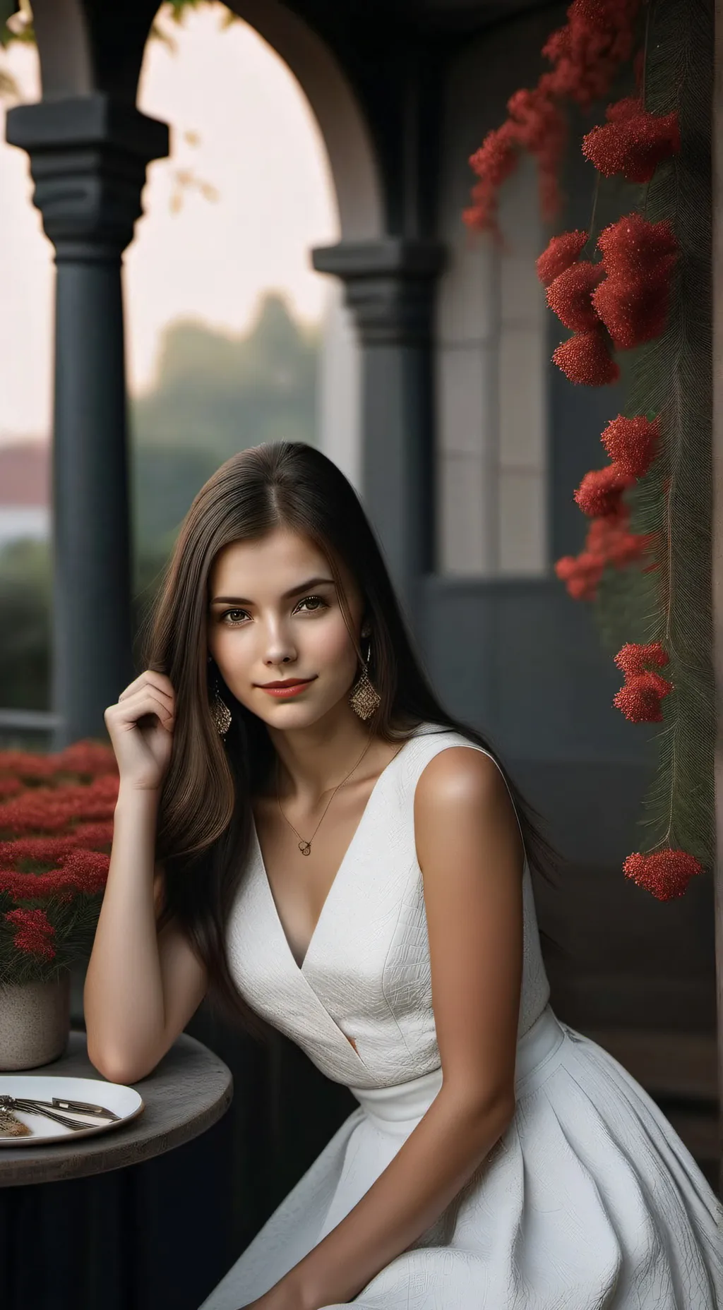 ai character: ElenaGilbert background