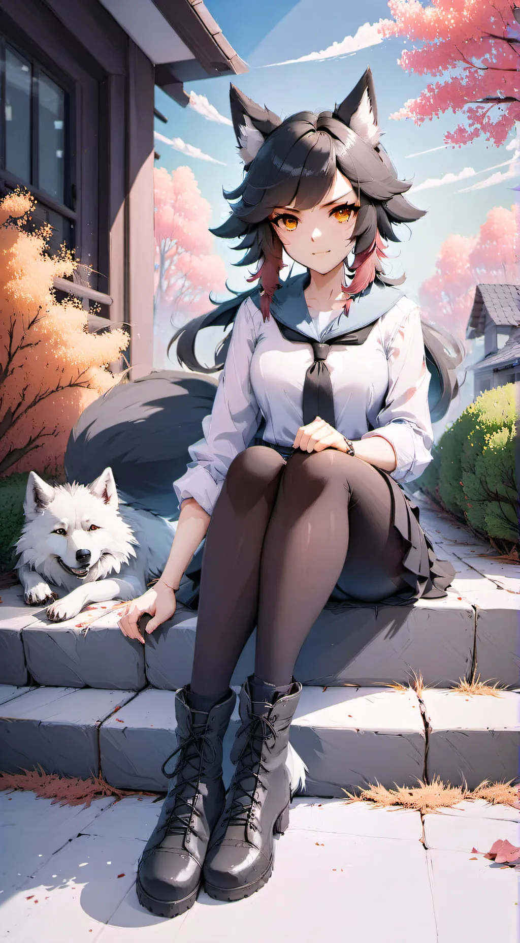 ai character: ЭНИ 5 background