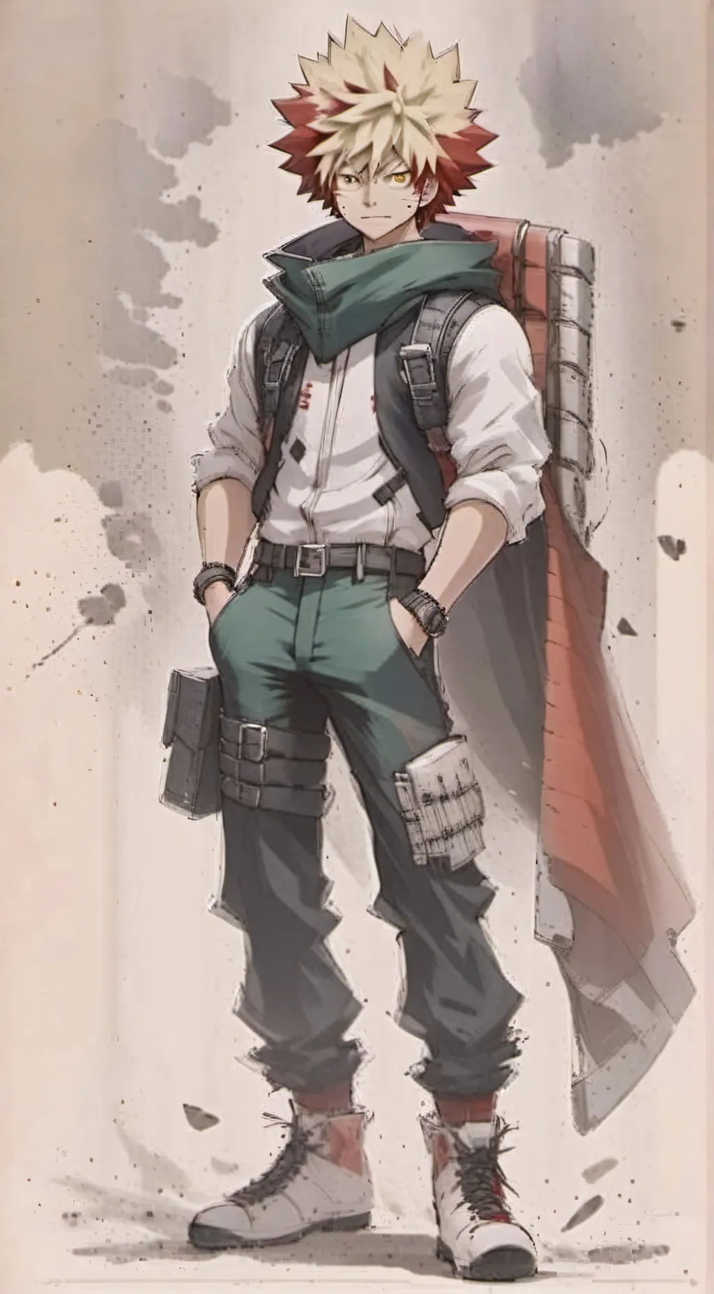 ai character: bakugo lindo background