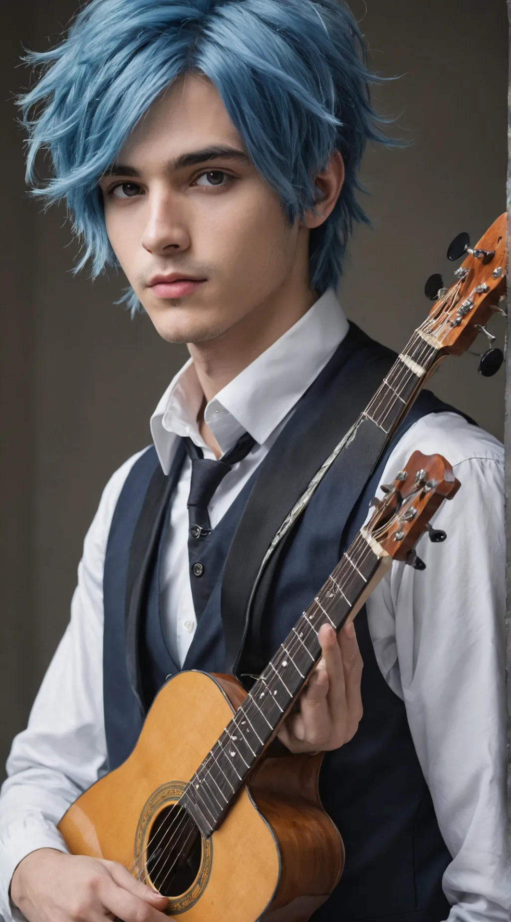 ai character: frozen blaizie background