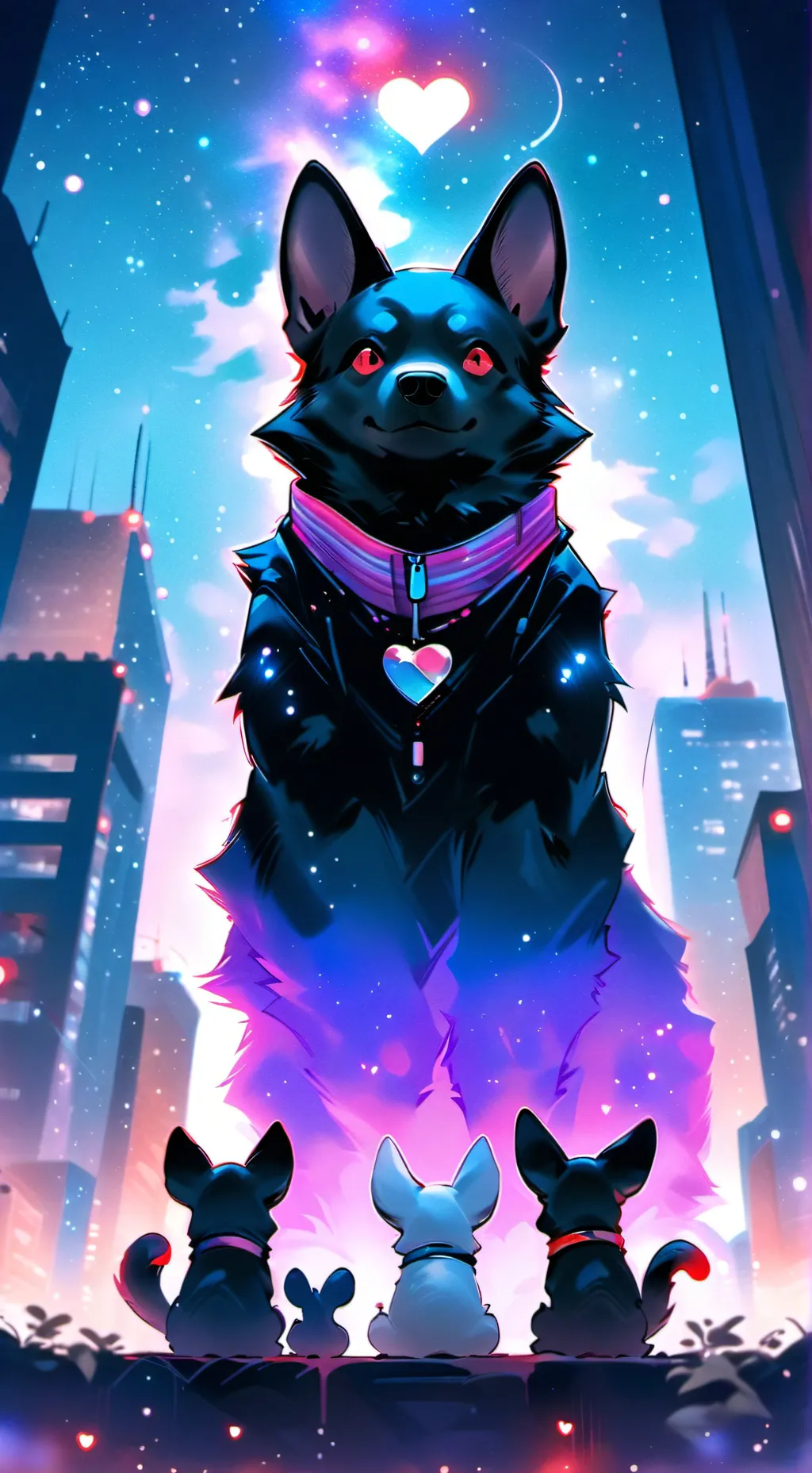 ai character: Furry Infection background